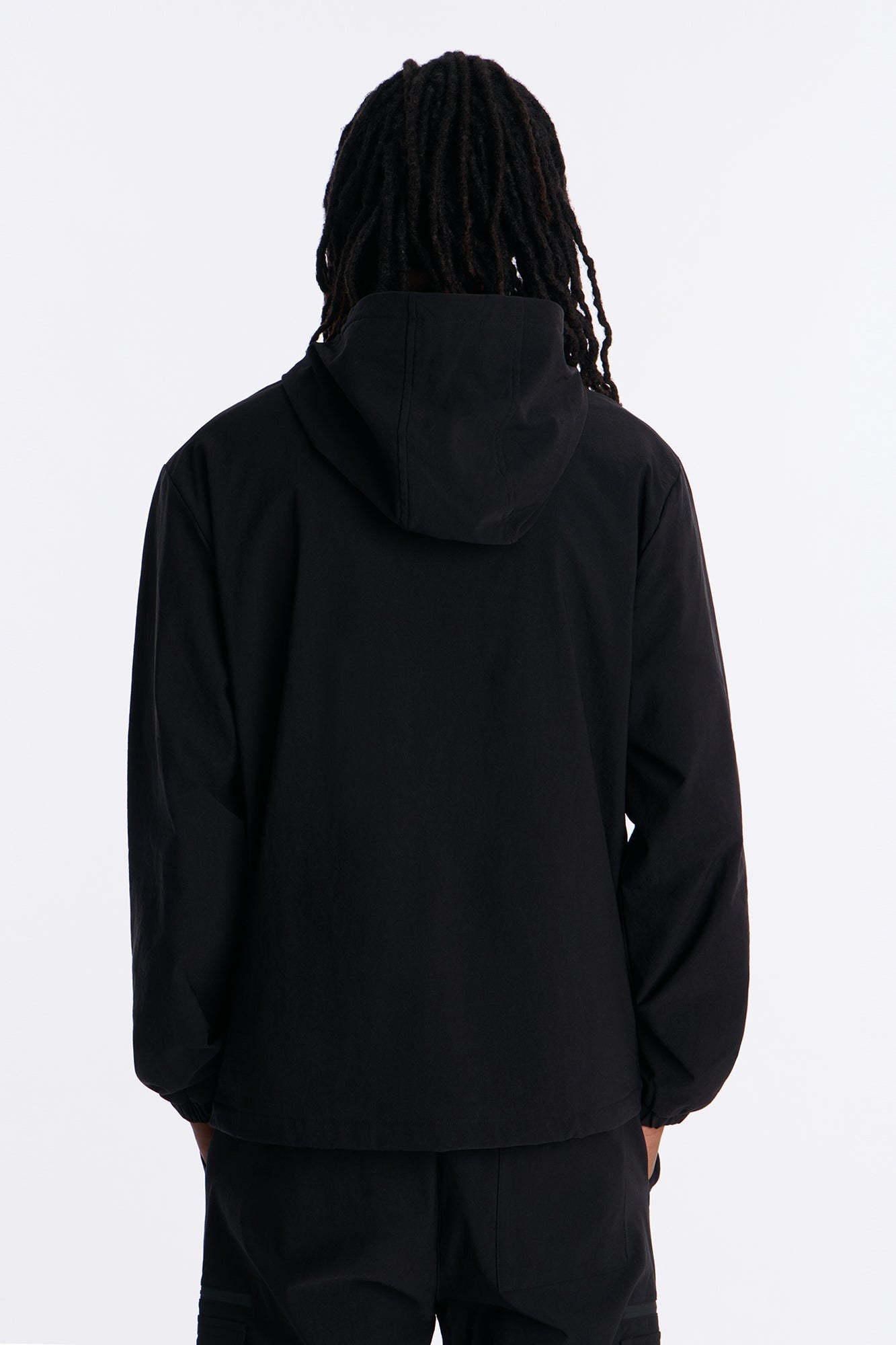 Desert Storm Pullover Anorak - Black Fashion Nova