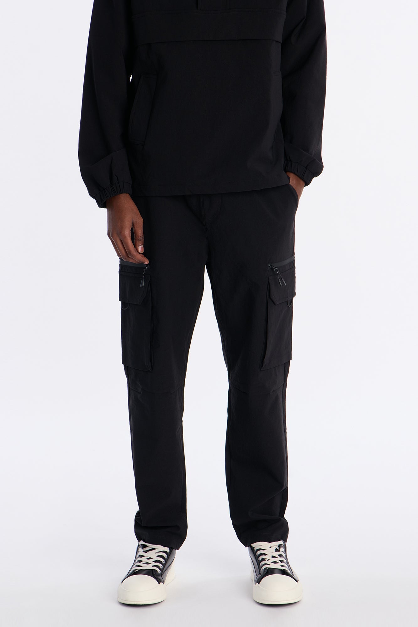 Desert Storm Stretch Cargo Pant - Black Fashion Nova