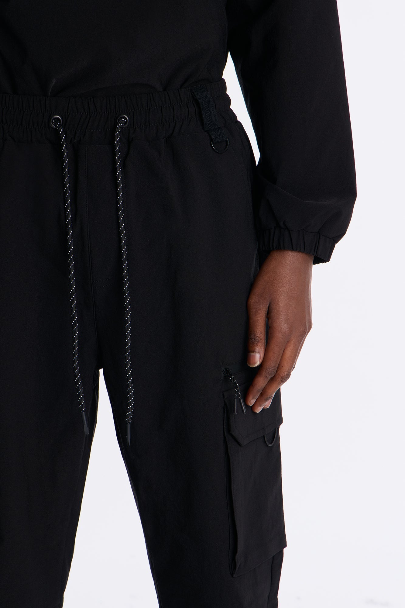 Desert Storm Stretch Cargo Pant - Black Fashion Nova