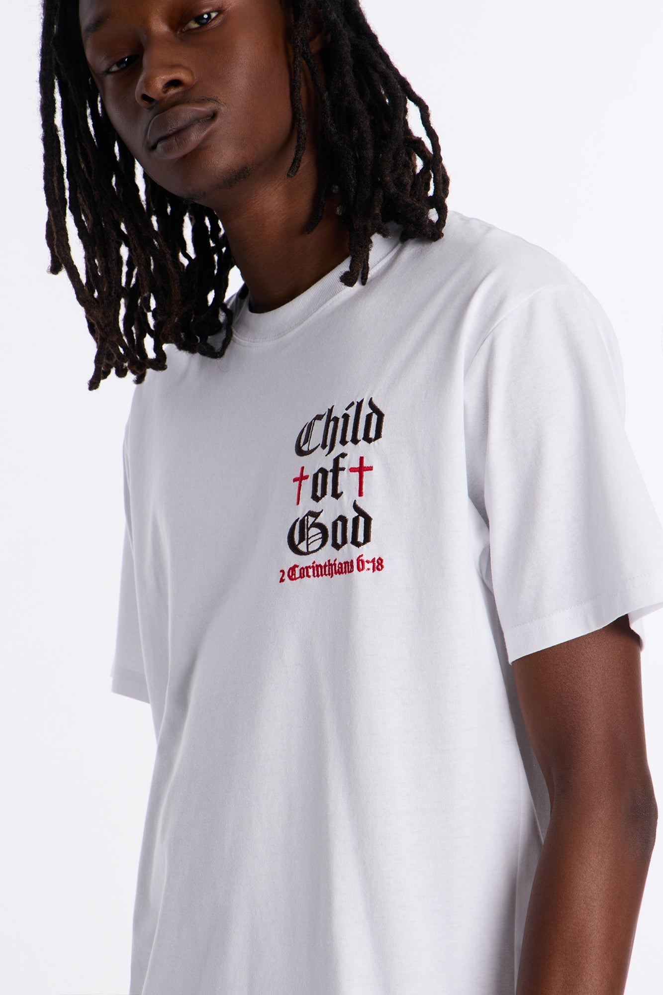Child Of God Short Sleeve Tee - White Fashion Nova