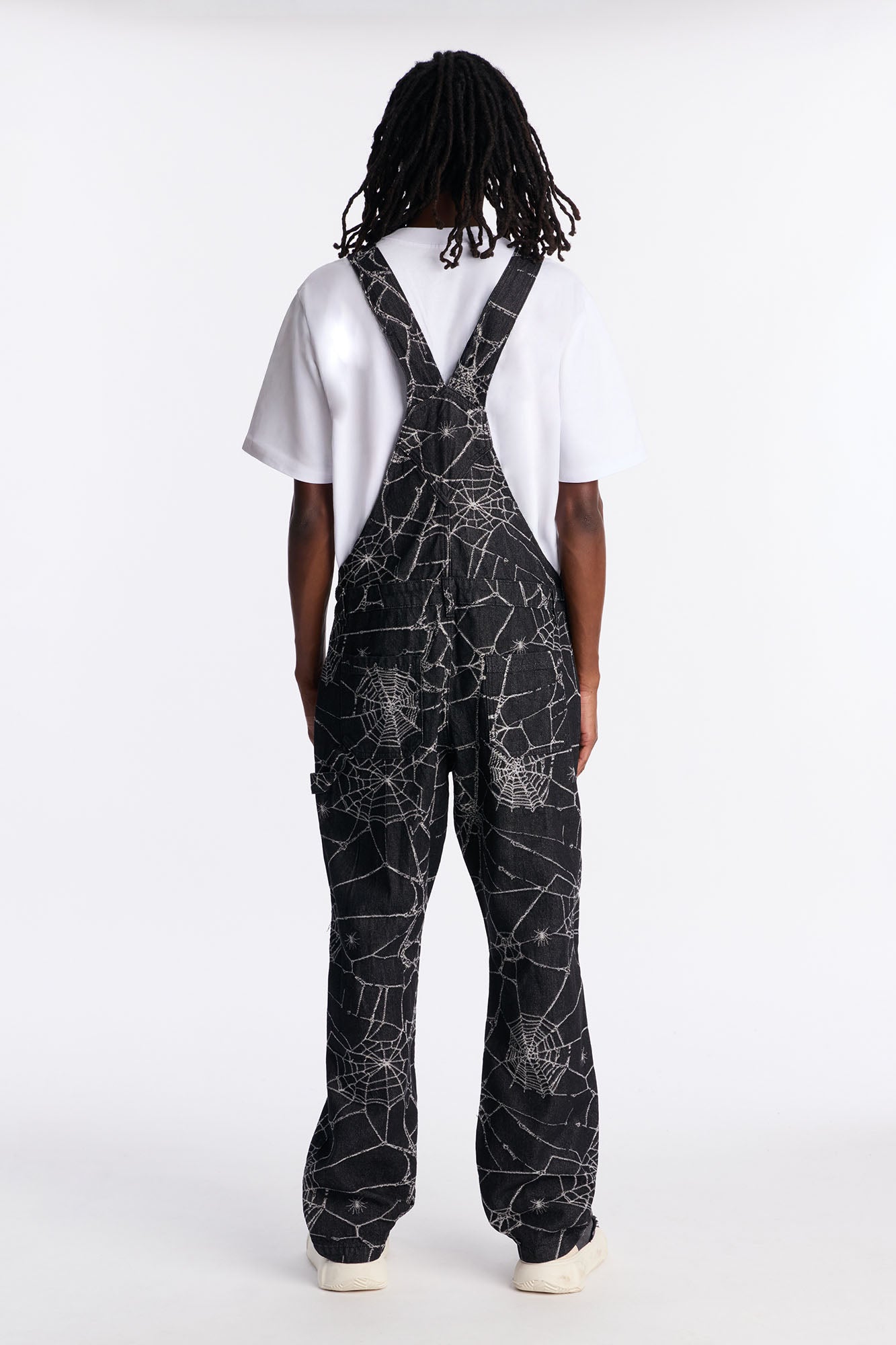 Widow Stitch Jacquard Overall - Black Fashion Nova