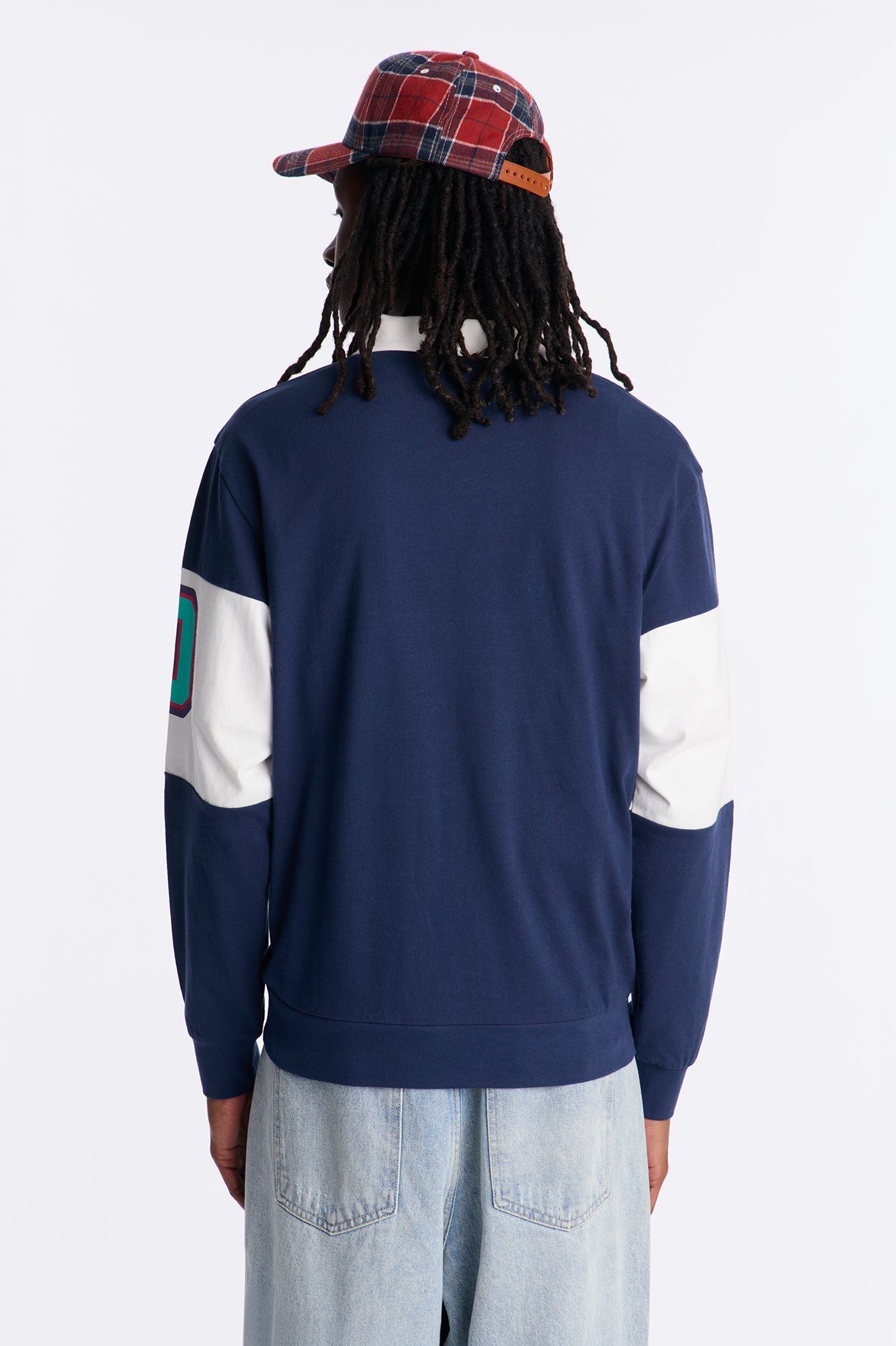 Disney Mickey And Friends Long Sleeve Polo - Navy Fashion Nova