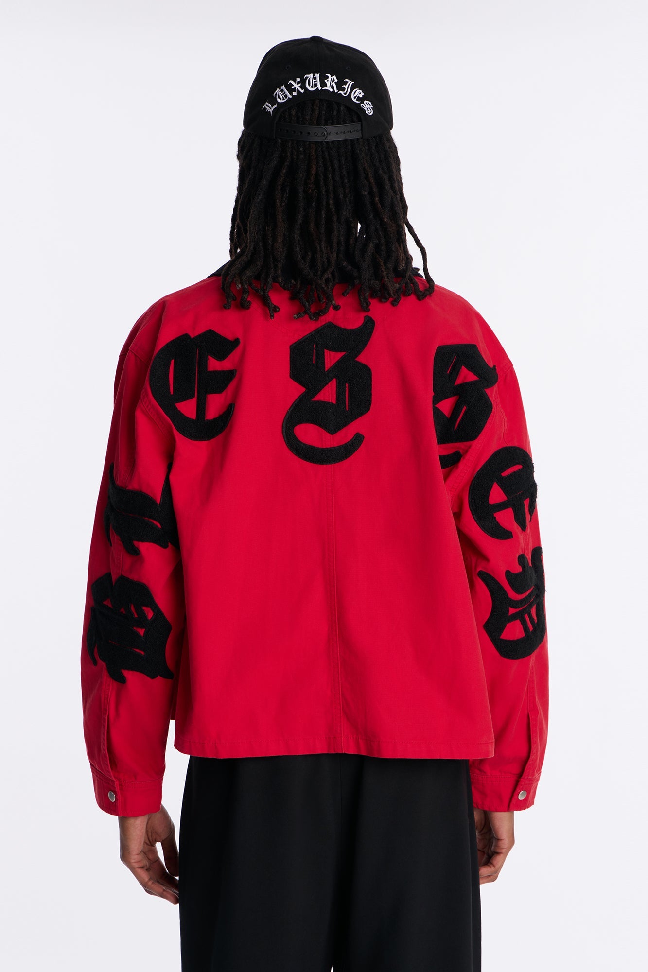 Cropped Destiny Work Jacket - Red Fashion Nova