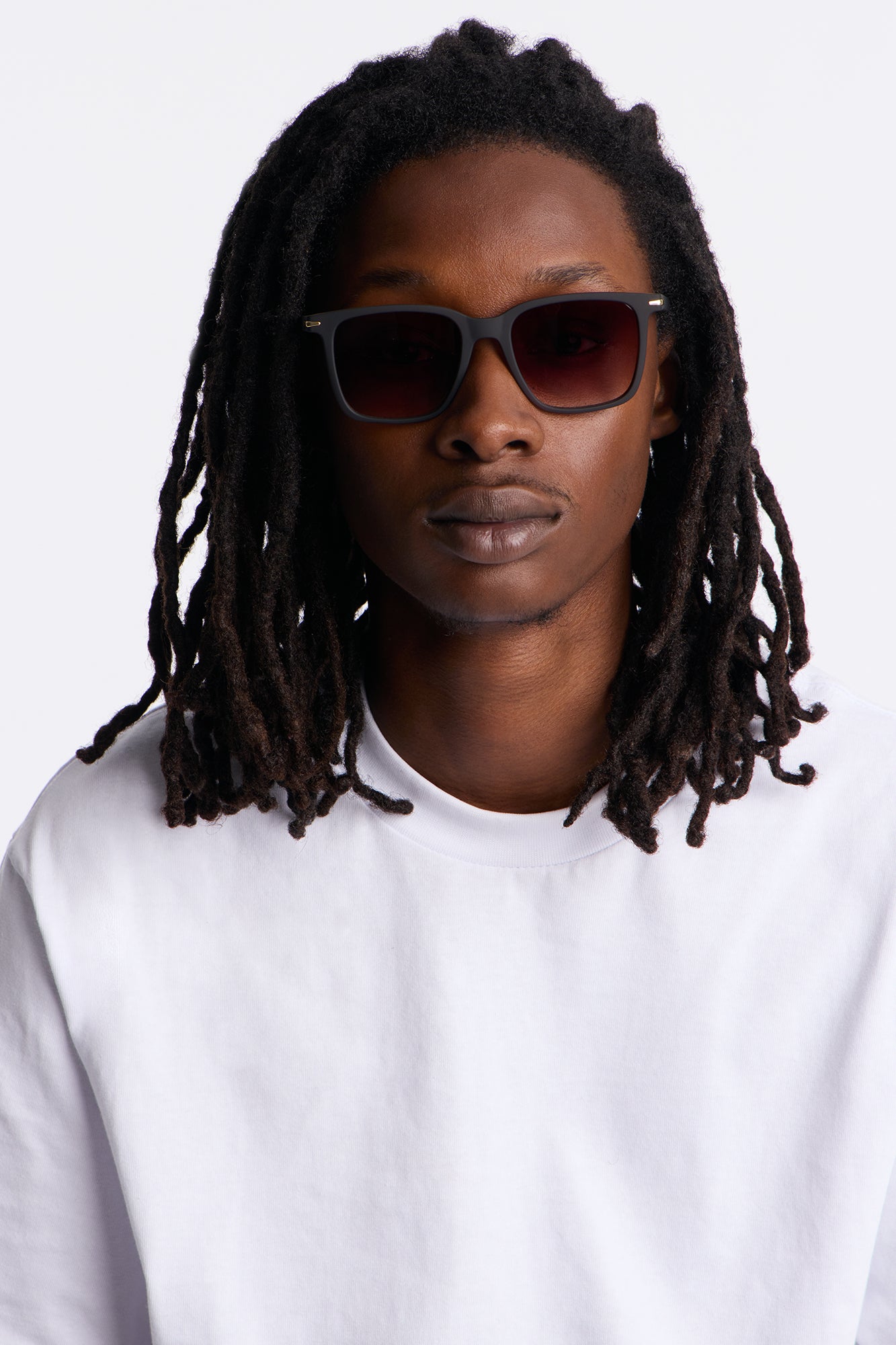Next Up Colored Lens Sunglasses - Burgundy Fashion Nova