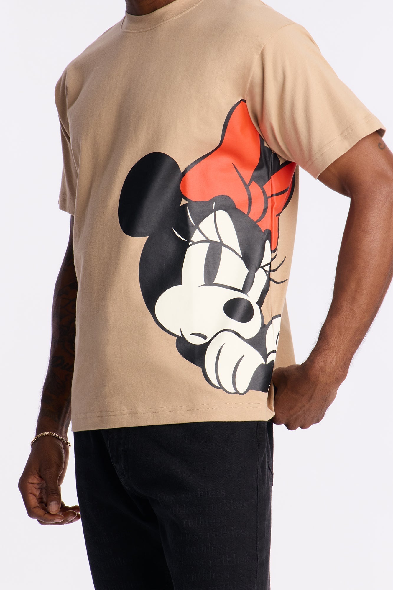 Disney Angry Minnie Premium Short Sleeve Tee - Brown Fashion Nova