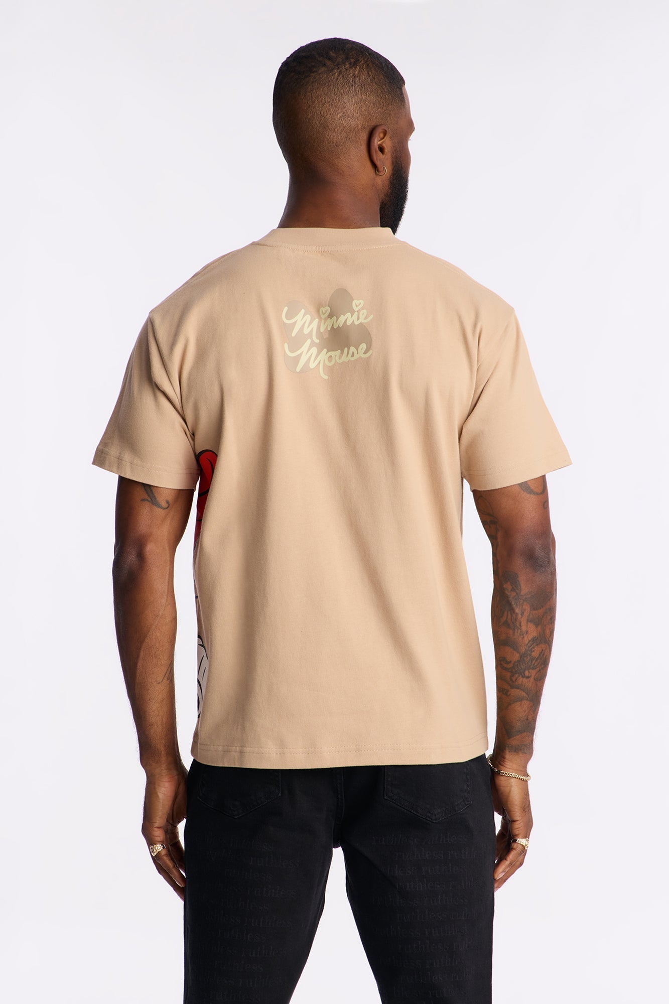 Disney Angry Minnie Premium Short Sleeve Tee - Brown Fashion Nova