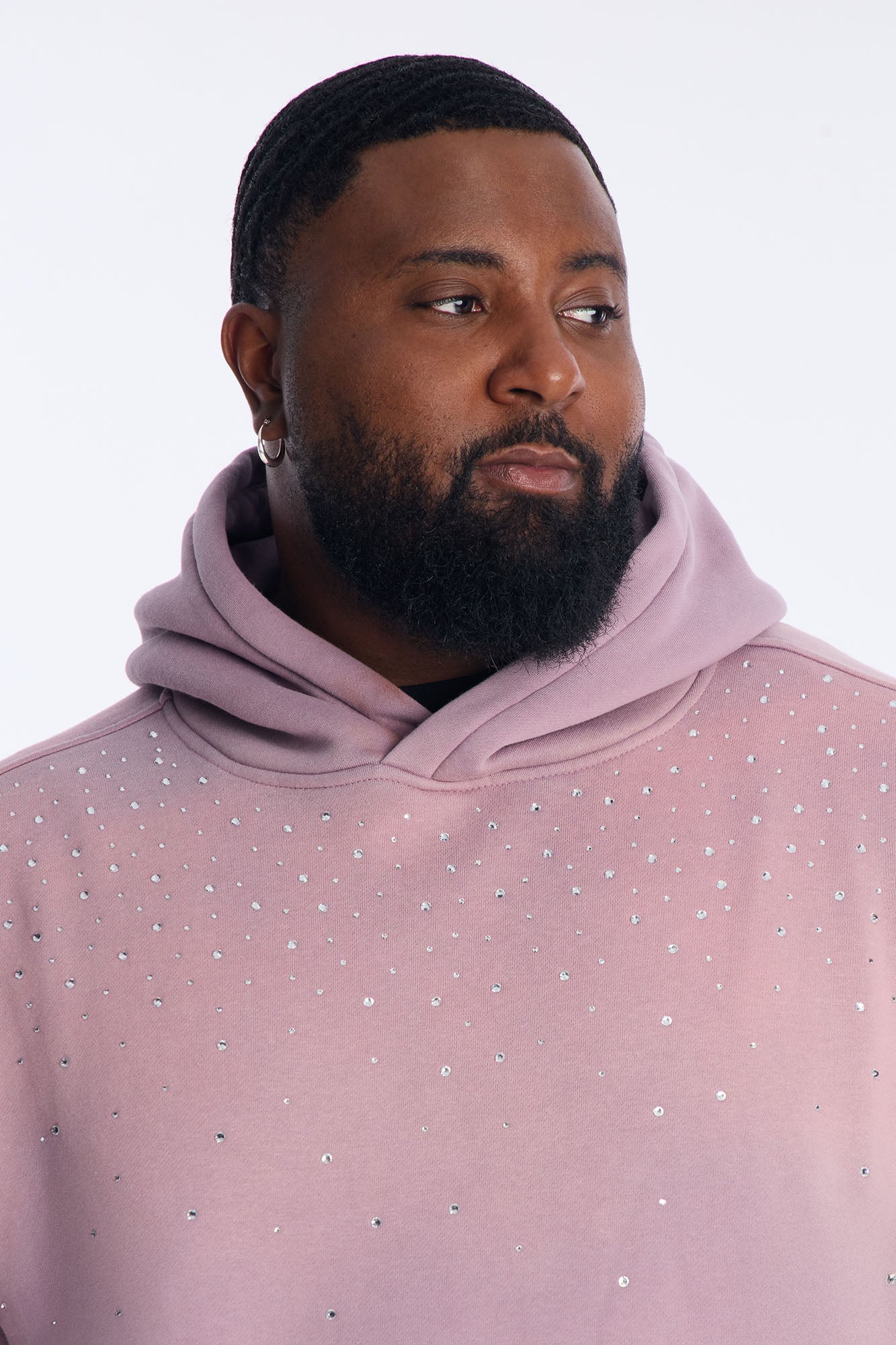 Run Them Rhinestones Oversized Hoodie - Pink Fashion Nova