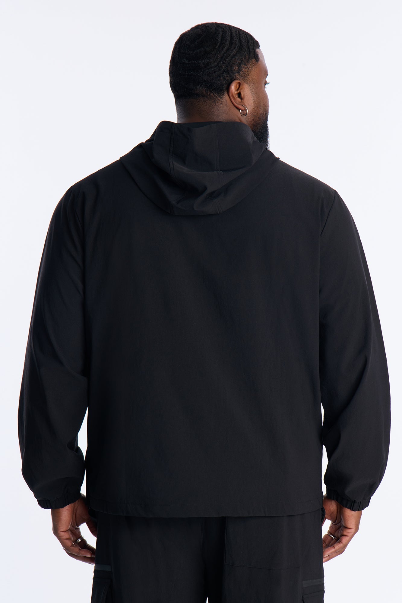 Desert Storm Pullover Anorak - Black Fashion Nova