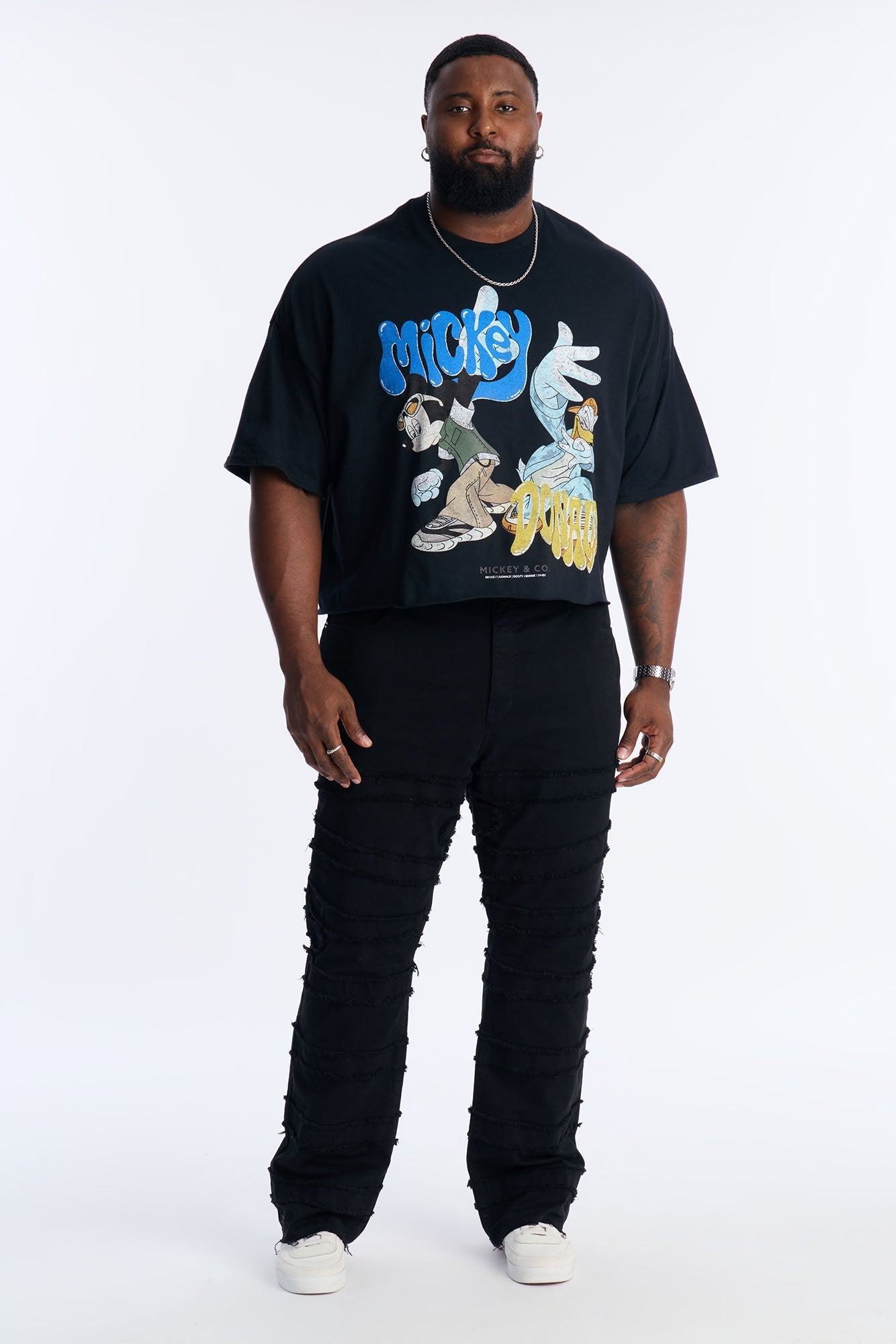Disney Mickey And Company Short Sleeve Tee - Black Fashion Nova