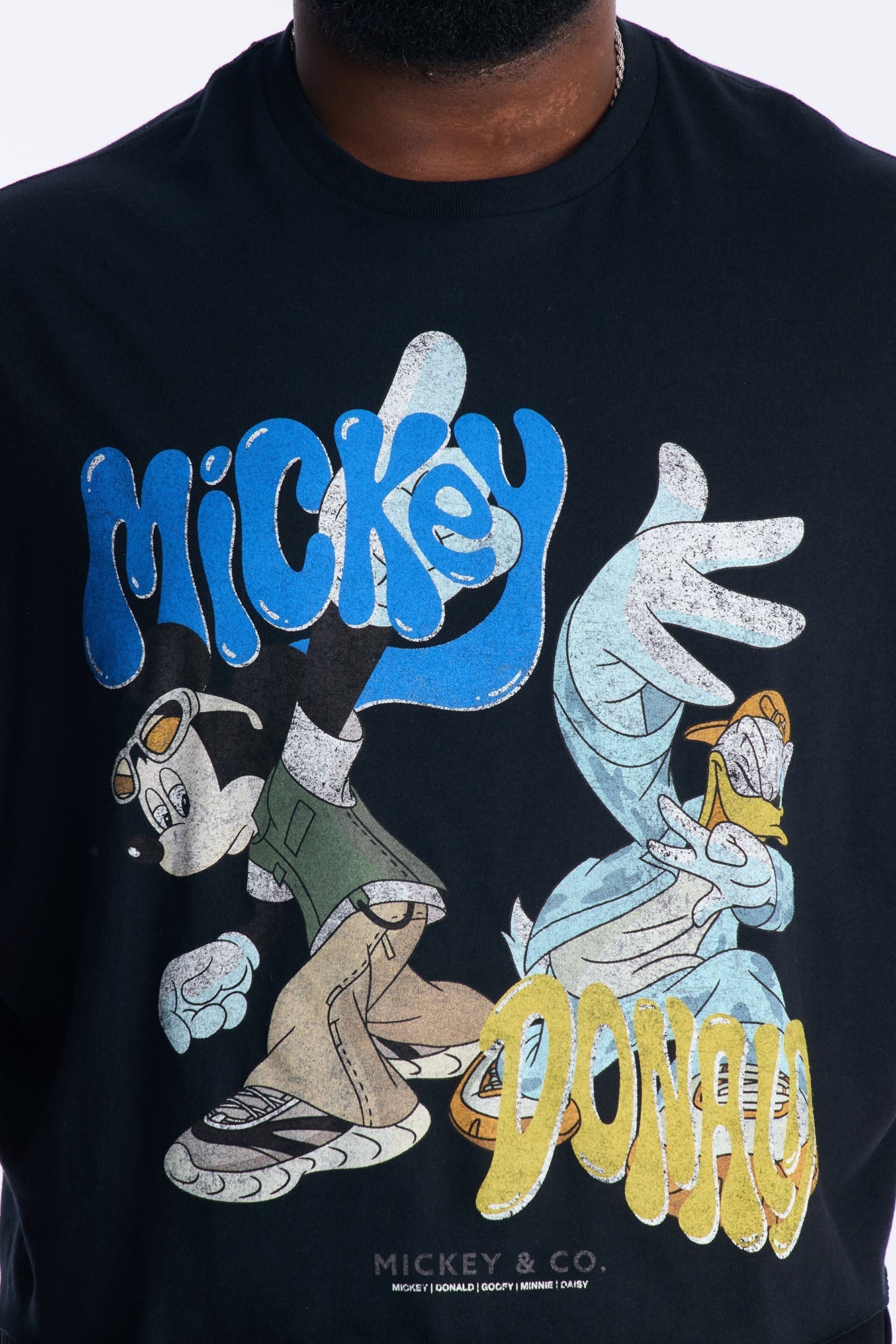 Disney Mickey And Company Short Sleeve Tee - Black Fashion Nova