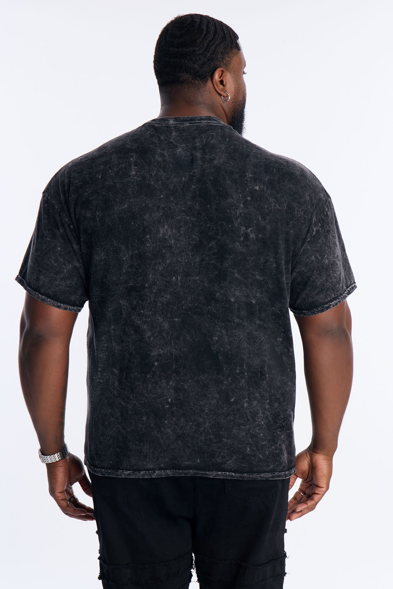 Muhammad Ali Champion Vintage Washed Short Sleeve Tee - Black Wash Fashion Nova