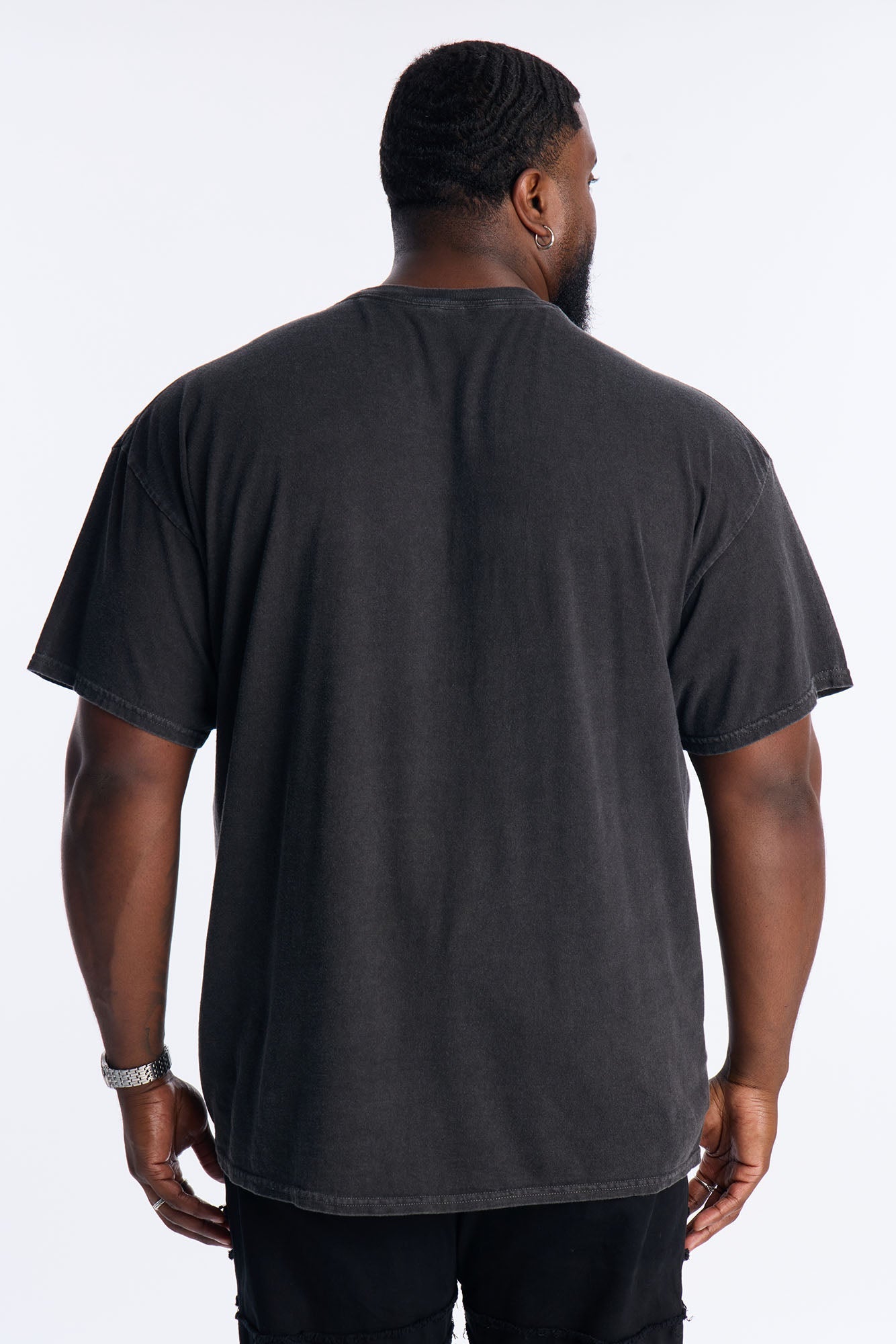 Peter Tosh Vintage Washed Short Sleeve Tee - Black Wash Fashion Nova