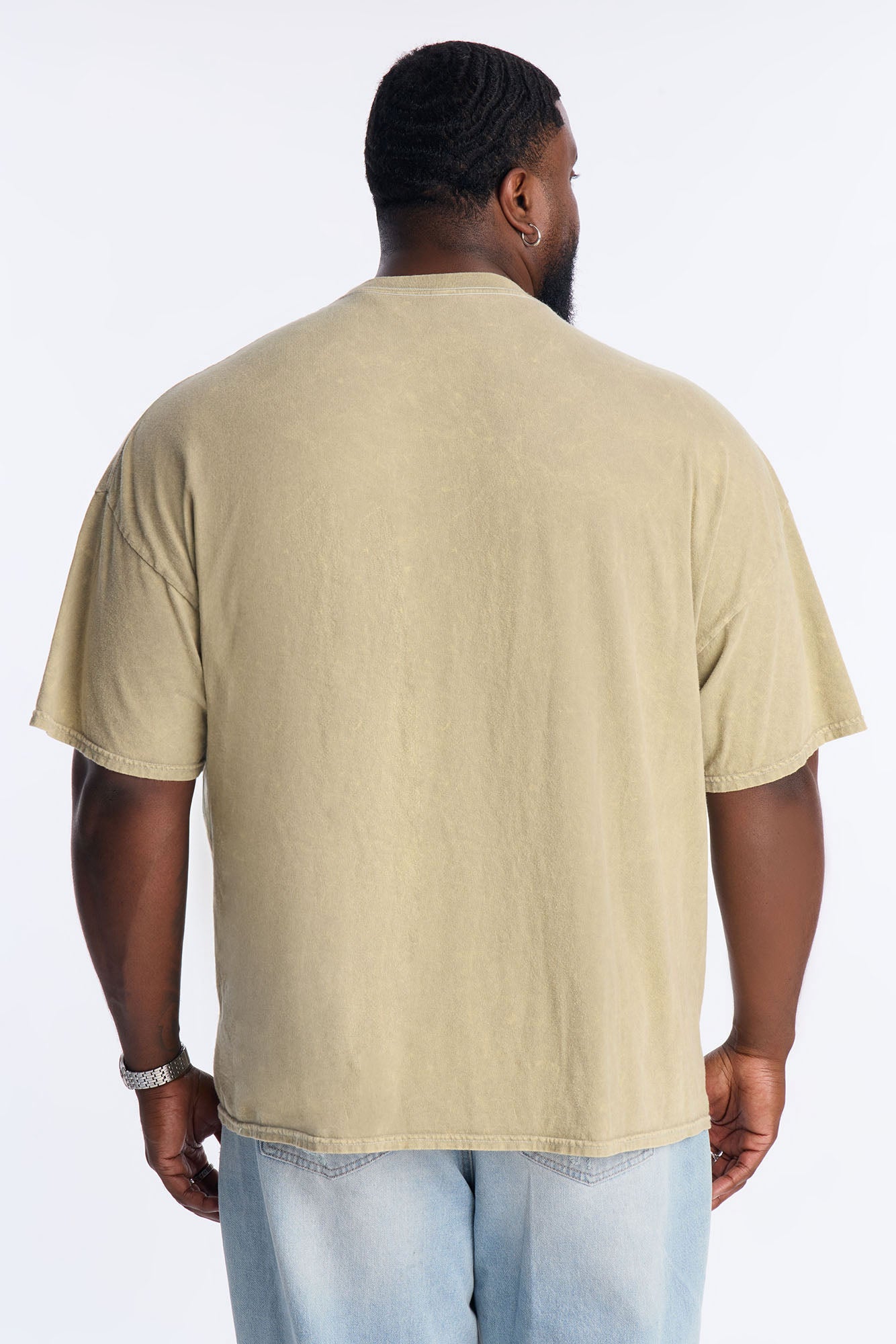 Whitney Houston Vintage Washed Short Sleeve Tee - Taupe Fashion Nova