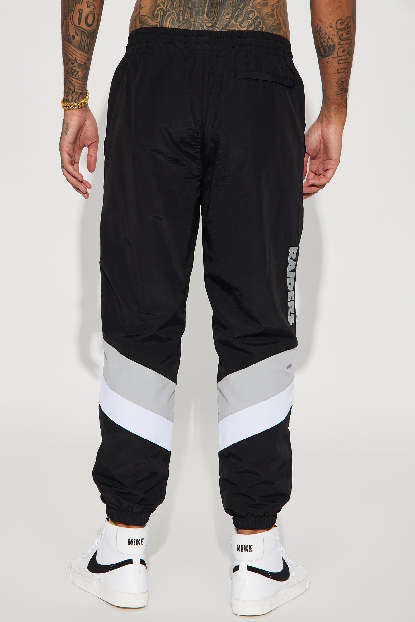 Las Vegas Raiders Nickel Pant - Black/Grey Fashion Nova