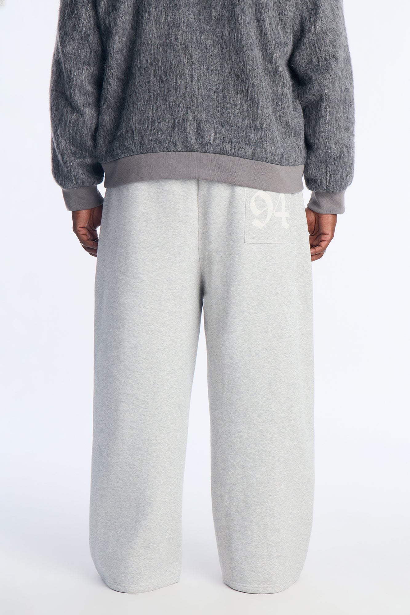 Mob Wide Leg Sweatpants - Grey Fashion Nova