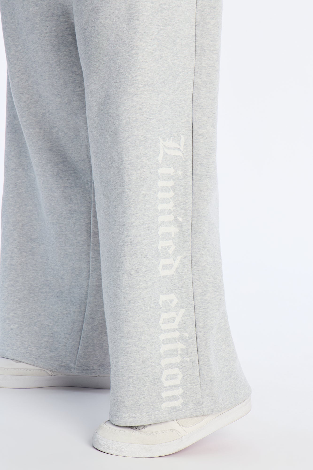 Mob Wide Leg Sweatpants - Grey Fashion Nova