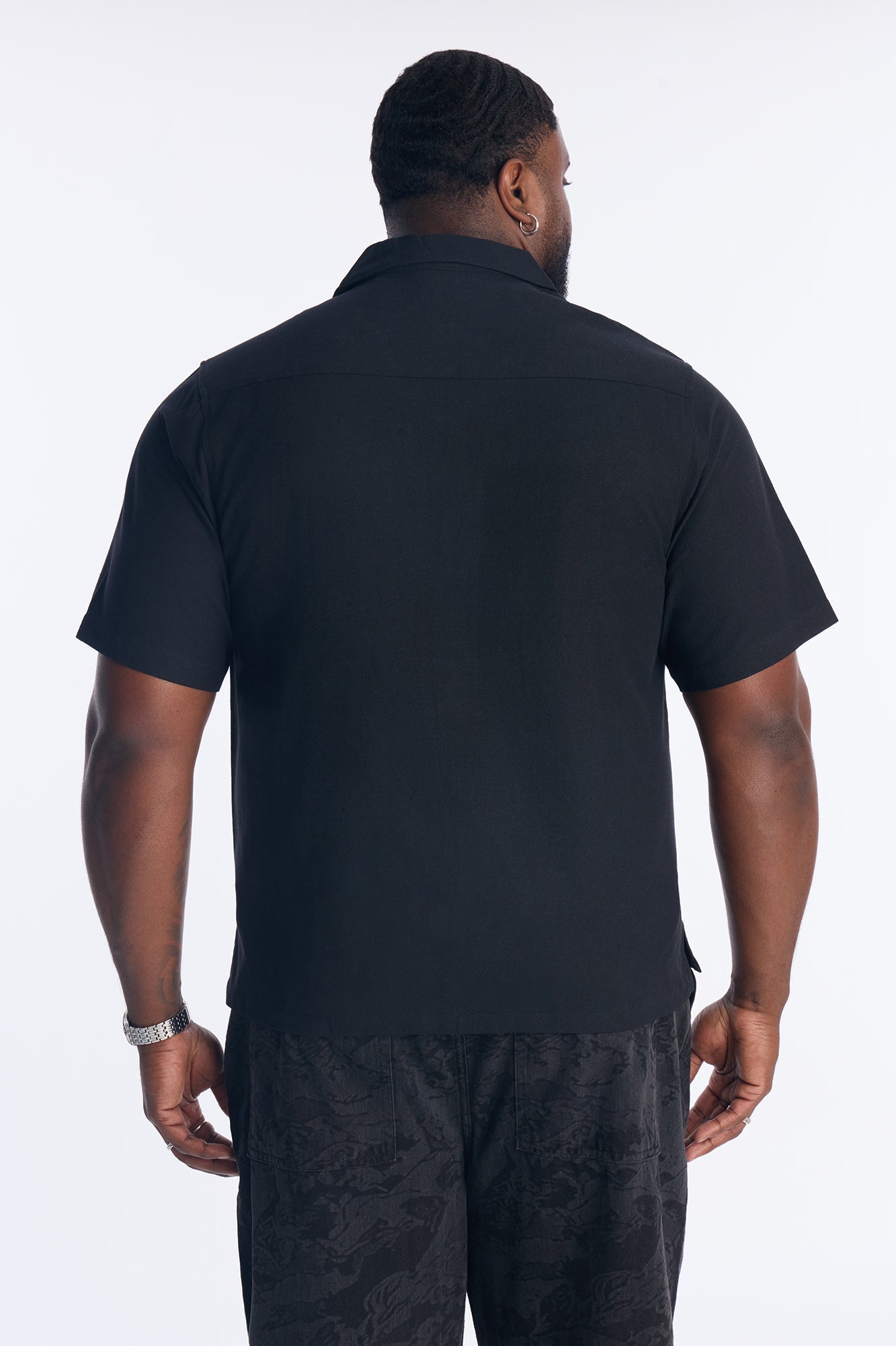 Frontier Fit Button Up Shirt - Black Fashion Nova