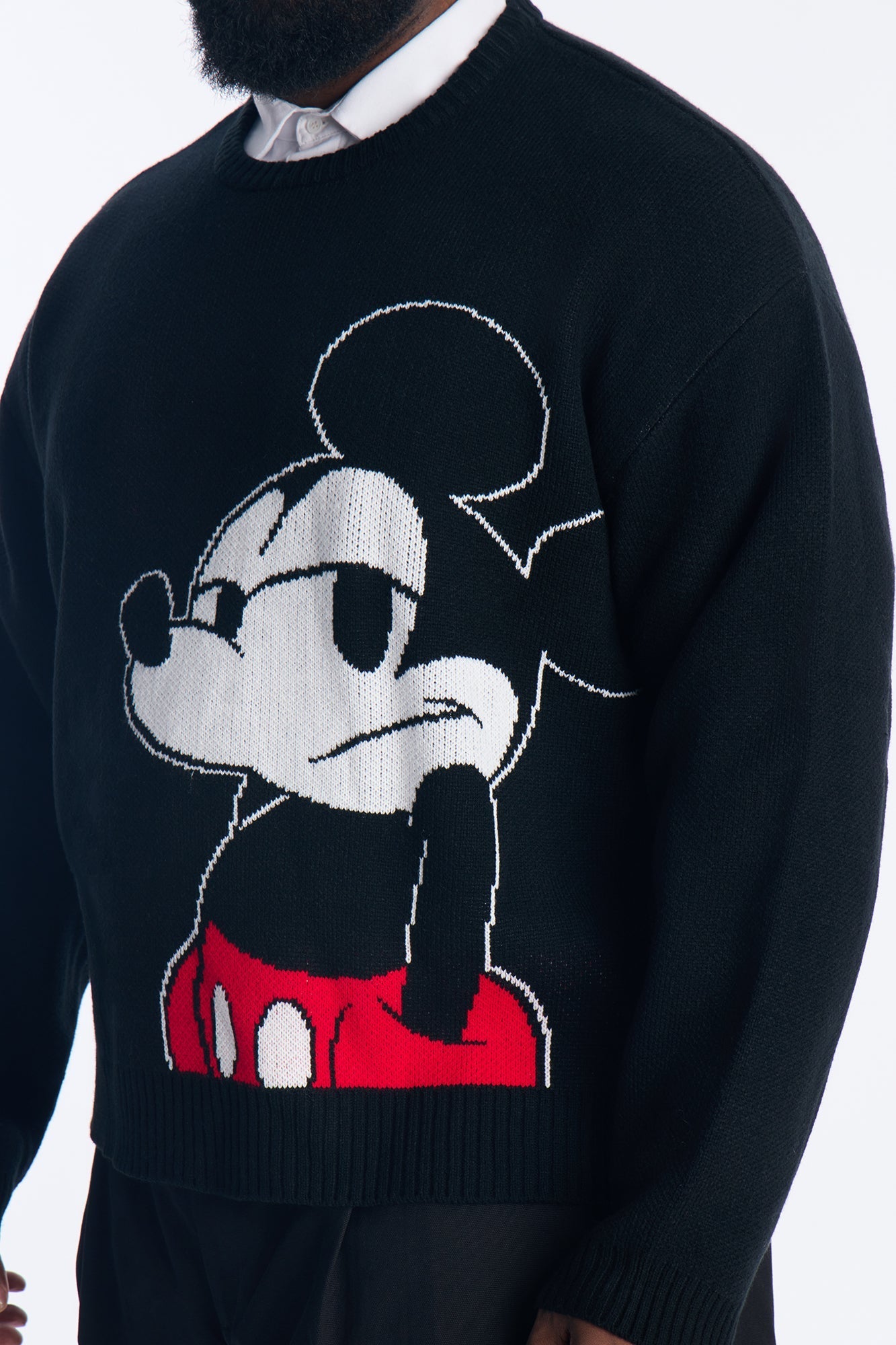 Disney Mickey Chill Mode Sweater - Black Fashion Nova