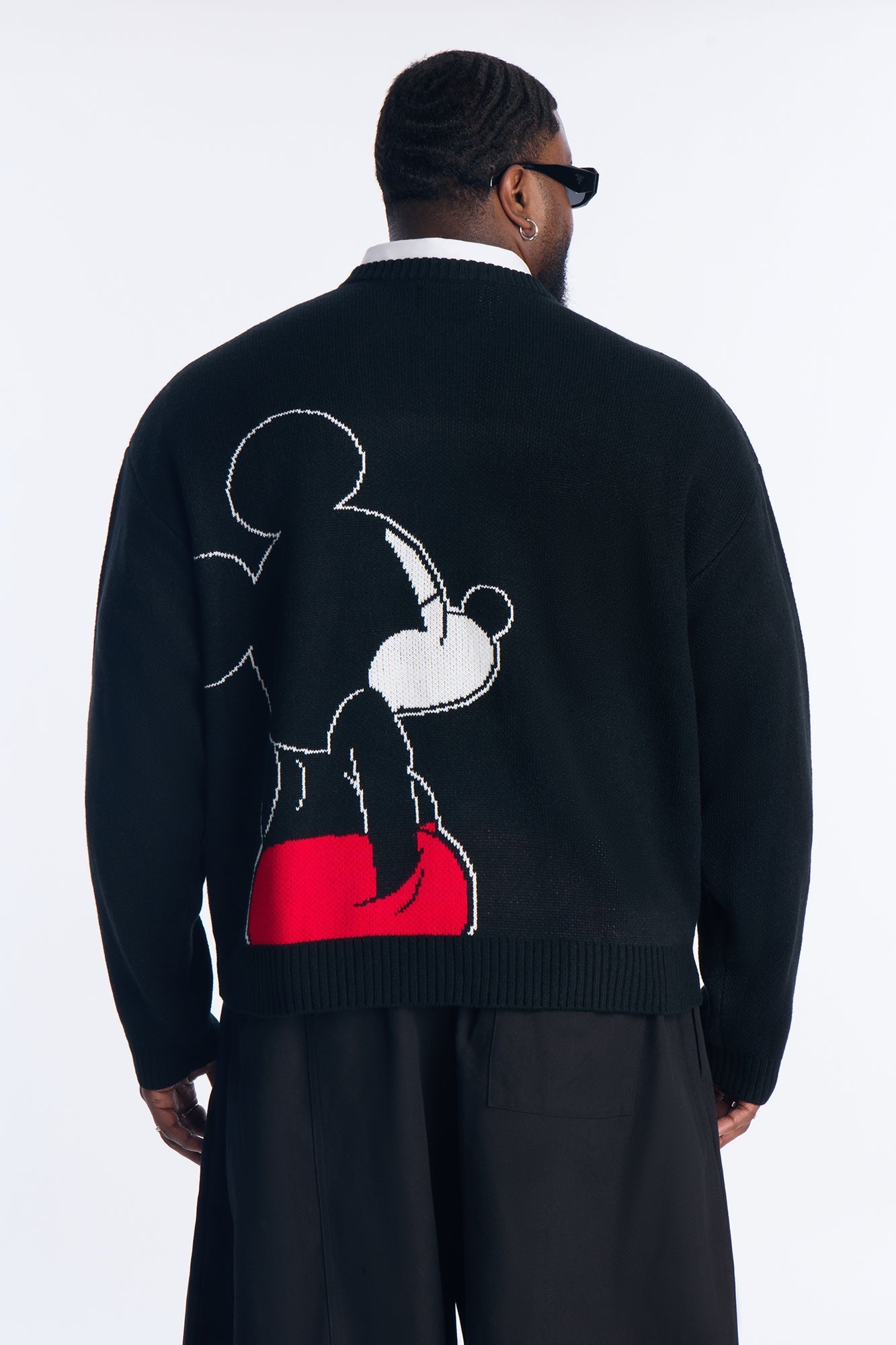 Disney Mickey Chill Mode Sweater - Black Fashion Nova