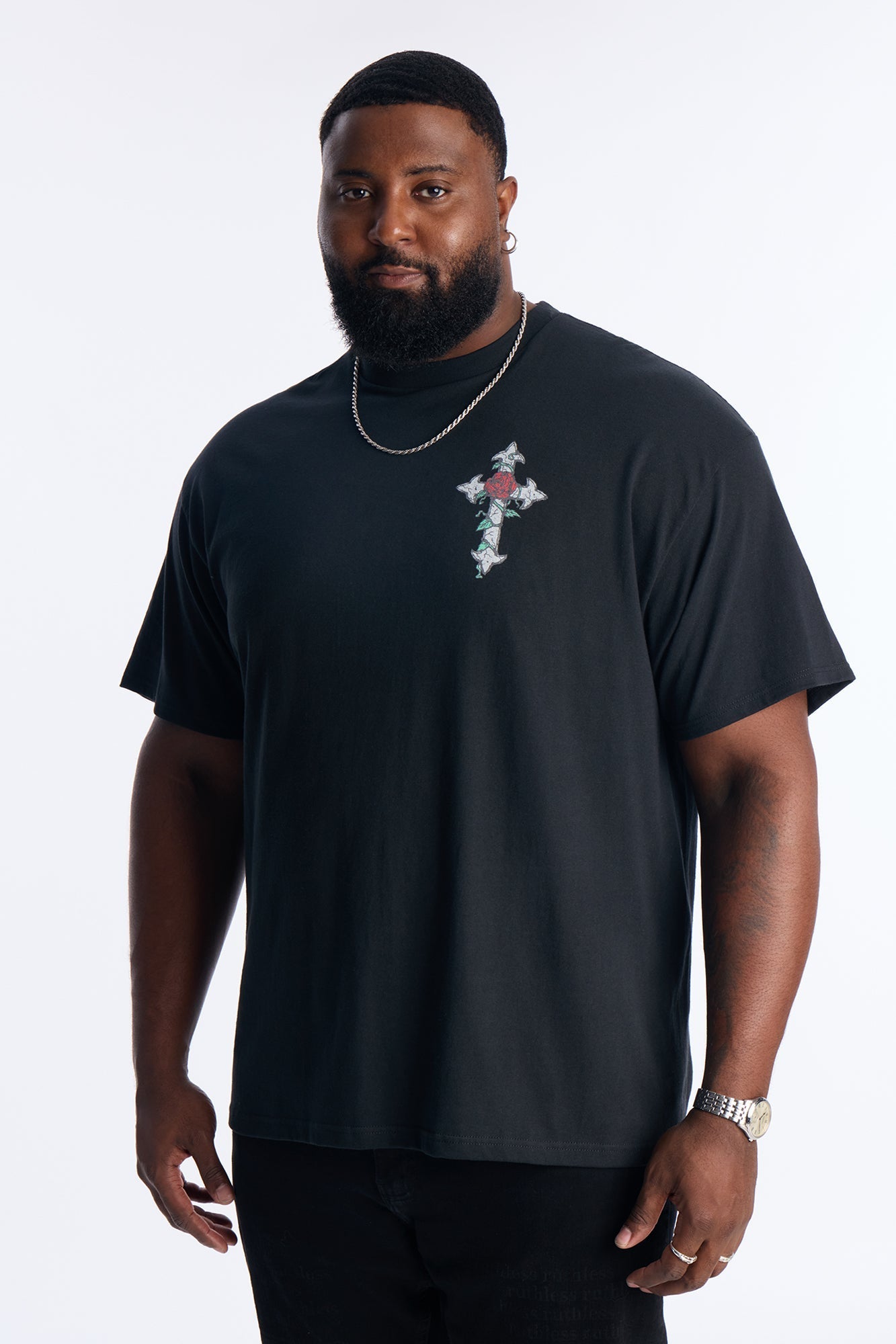 Bloom Crusades Short Sleeve Tee - Black Fashion Nova