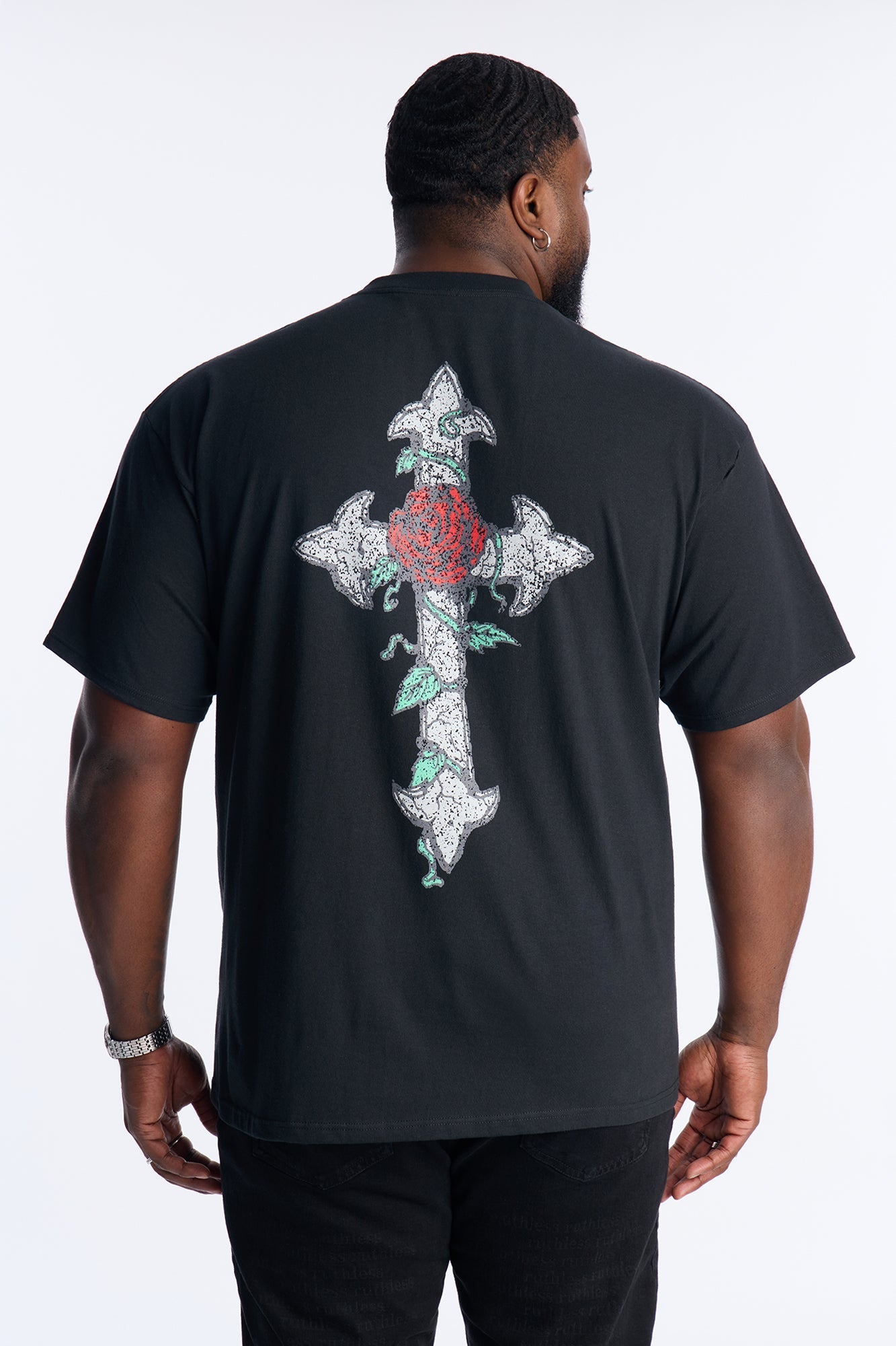 Bloom Crusades Short Sleeve Tee - Black Fashion Nova