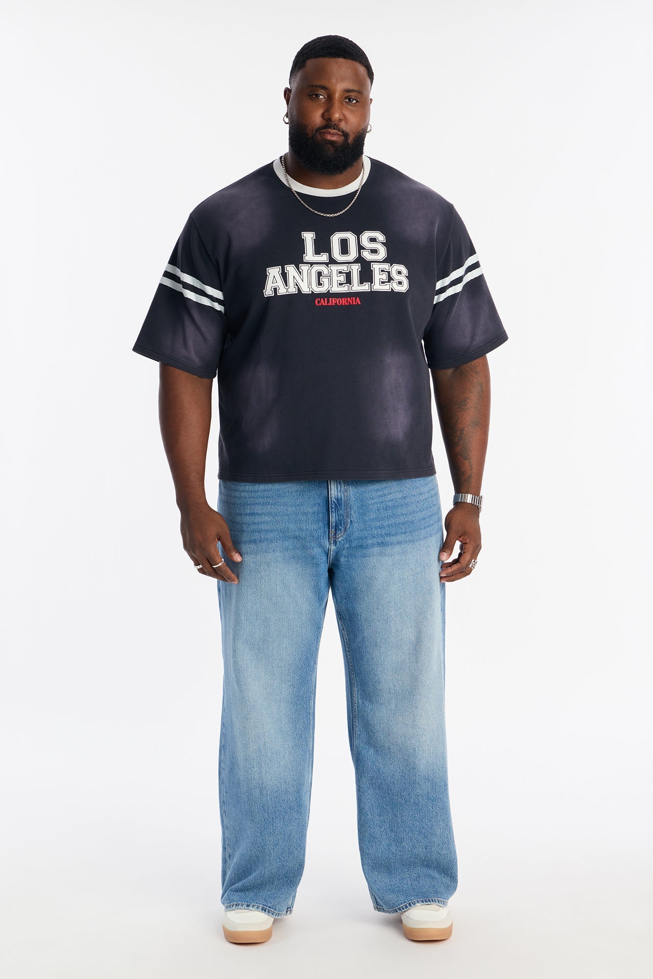 Retro Varsity HDK Tee - Black Wash Fashion Nova