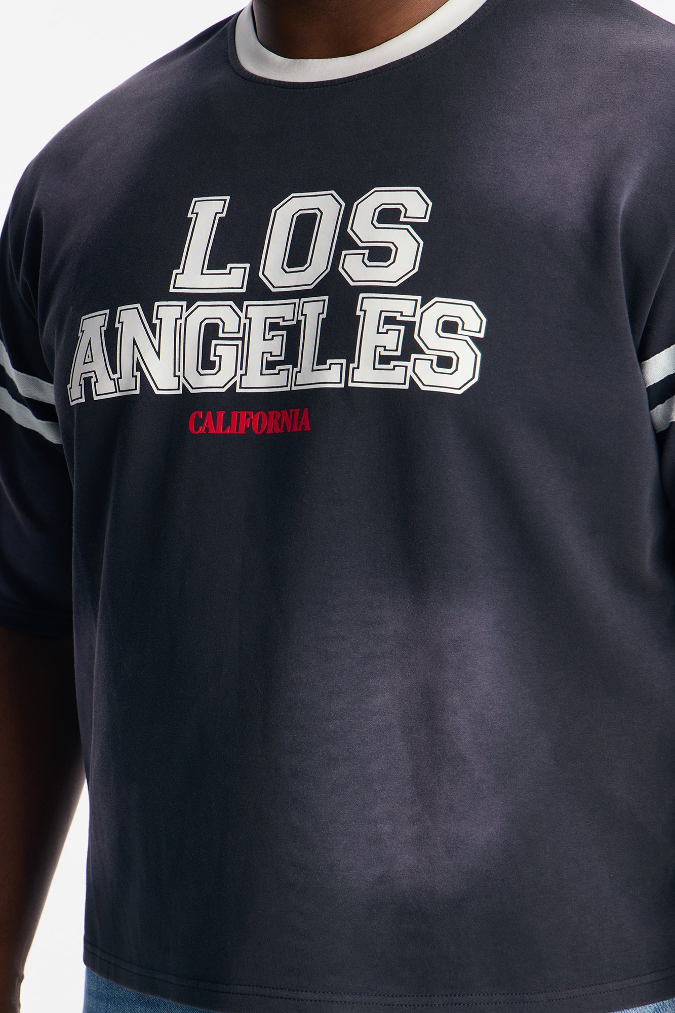 Retro Varsity HDK Tee - Black Wash Fashion Nova
