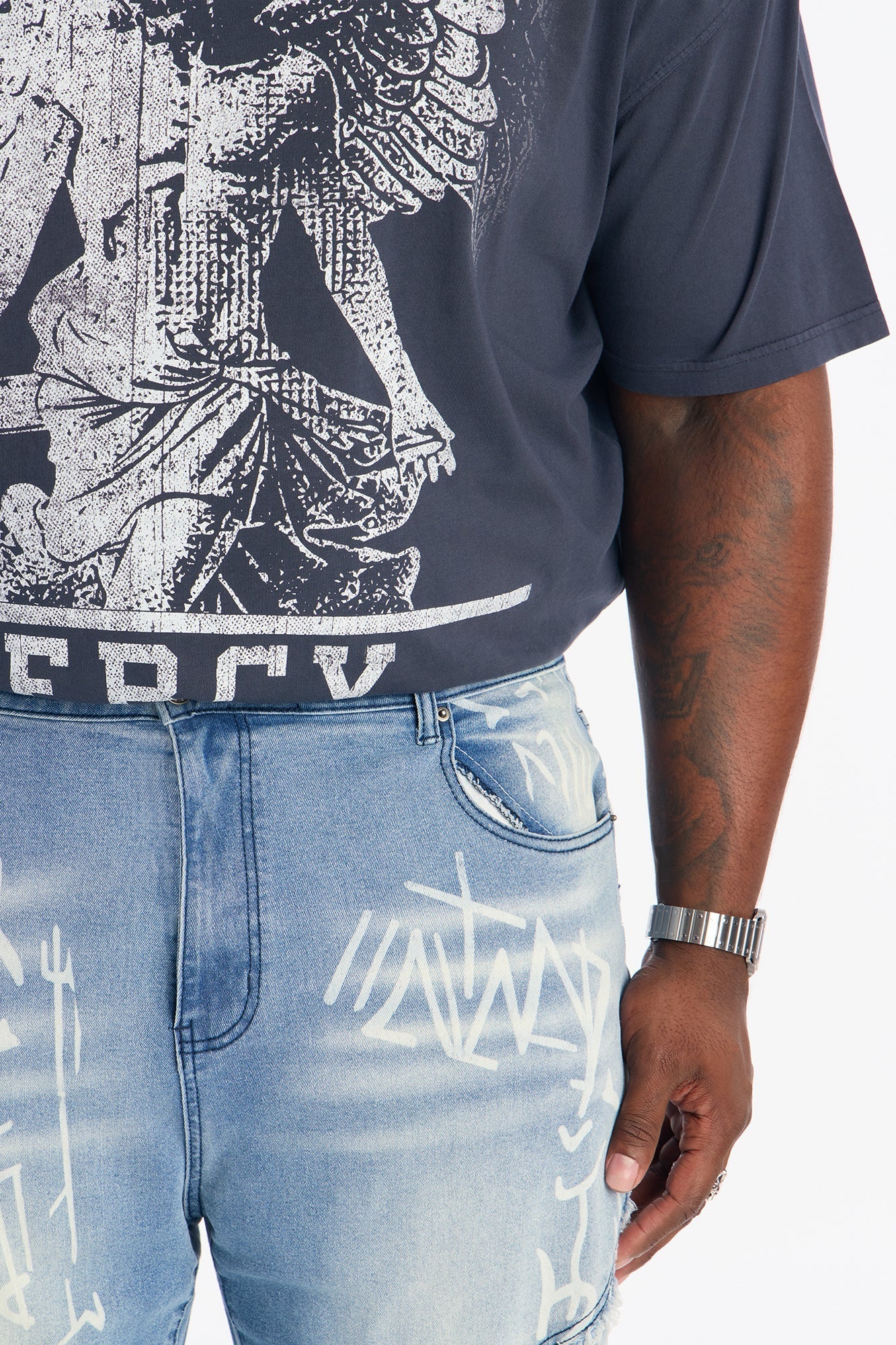 Bootcut Tag Me Up Jean - Medium Blue Wash Fashion Nova