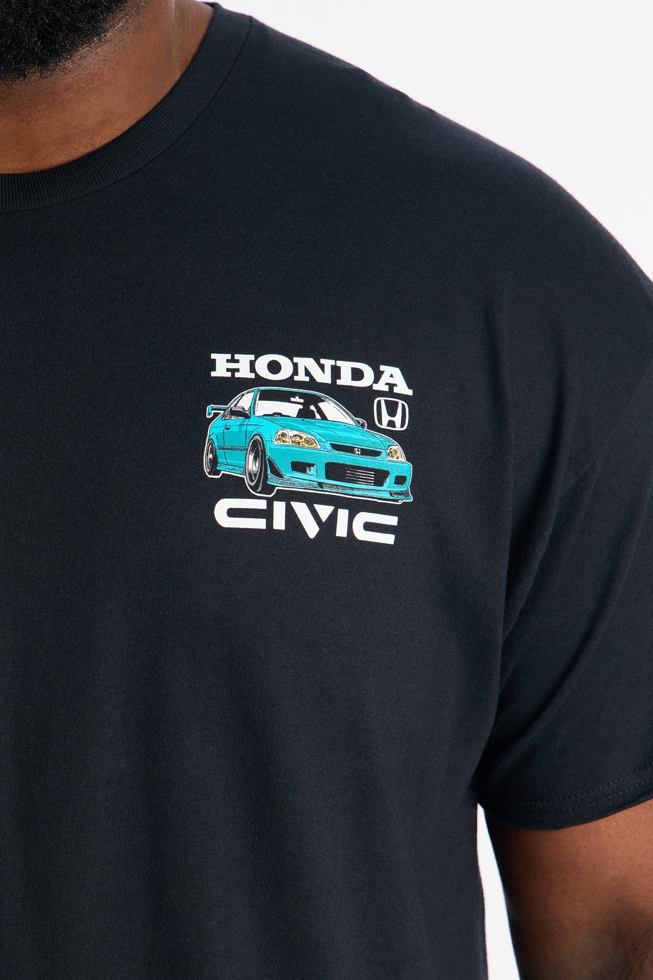 Honda Civic Short Sleeve Tee - Black Fashion Nova