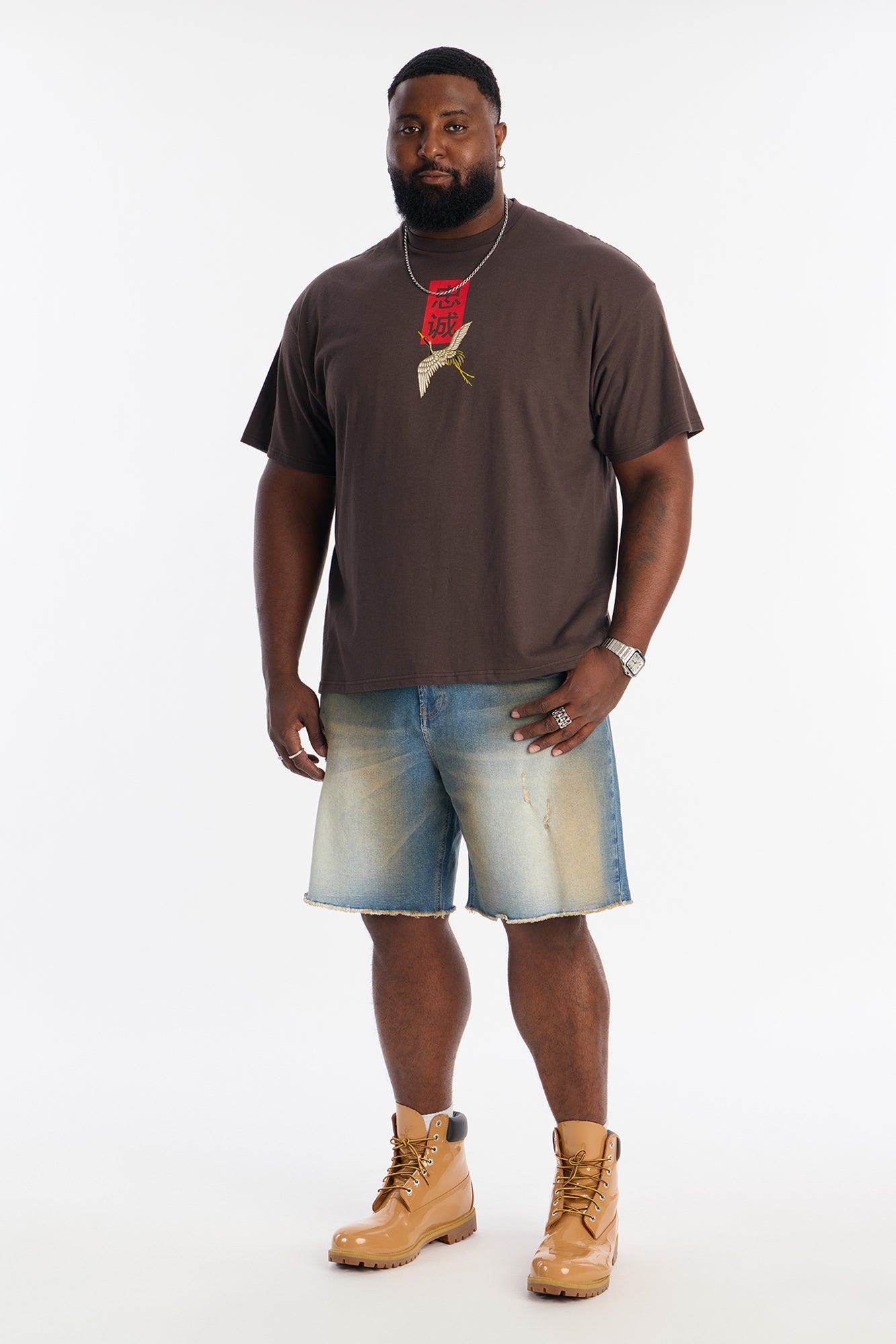 Lounge Relaxed Denim Shorts - Vintage Wash Fashion Nova
