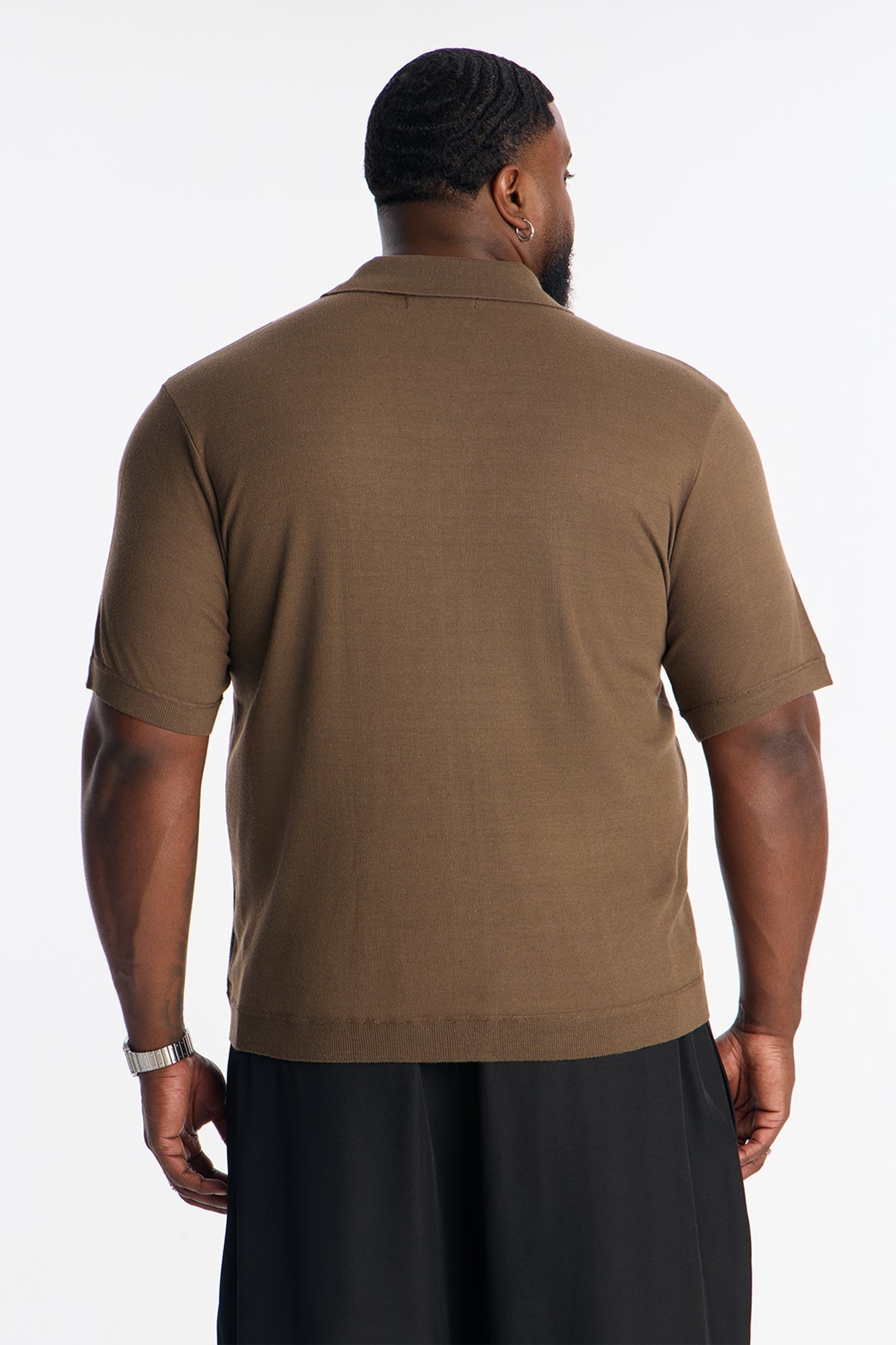 Sundown Lounge Button Up - Tan/Multi Fashion Nova
