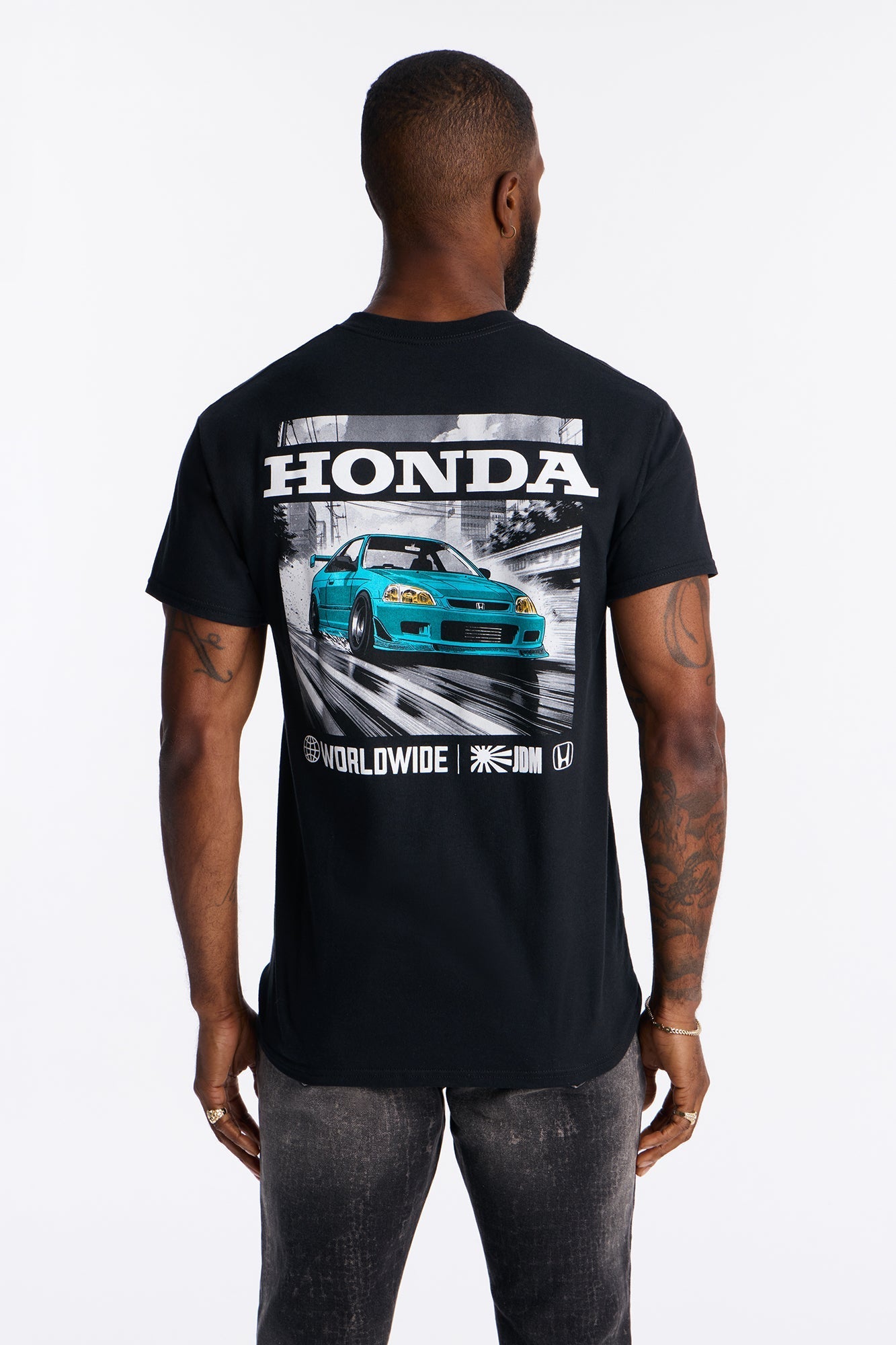 Honda Civic Short Sleeve Tee - Black Fashion Nova