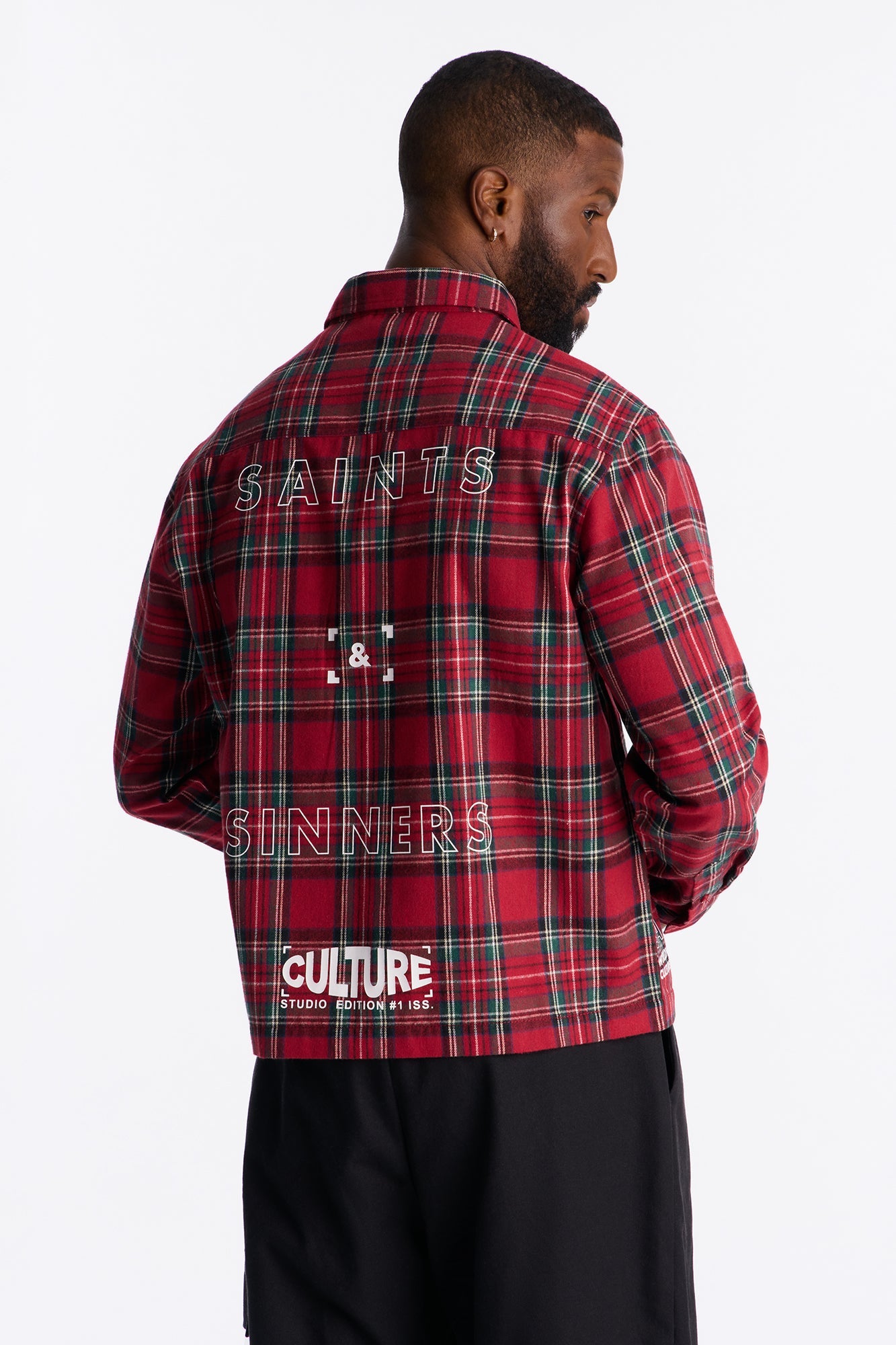 Cropped Culture Plaid Button Up Shirt - Red Fashion Nova