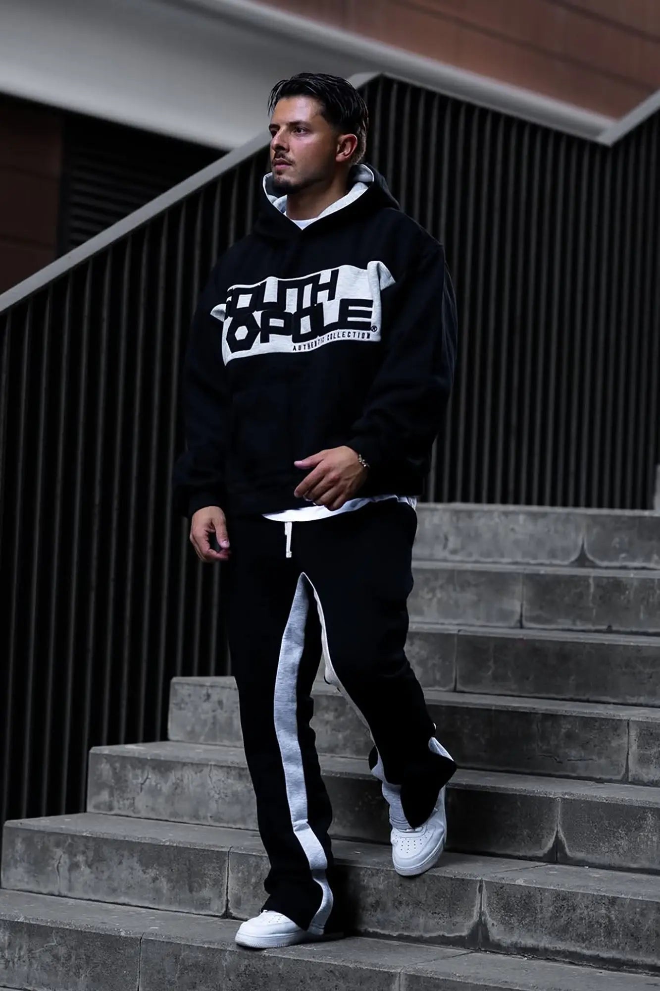 Tyson Flared Sweatpants - Black Fashion Nova