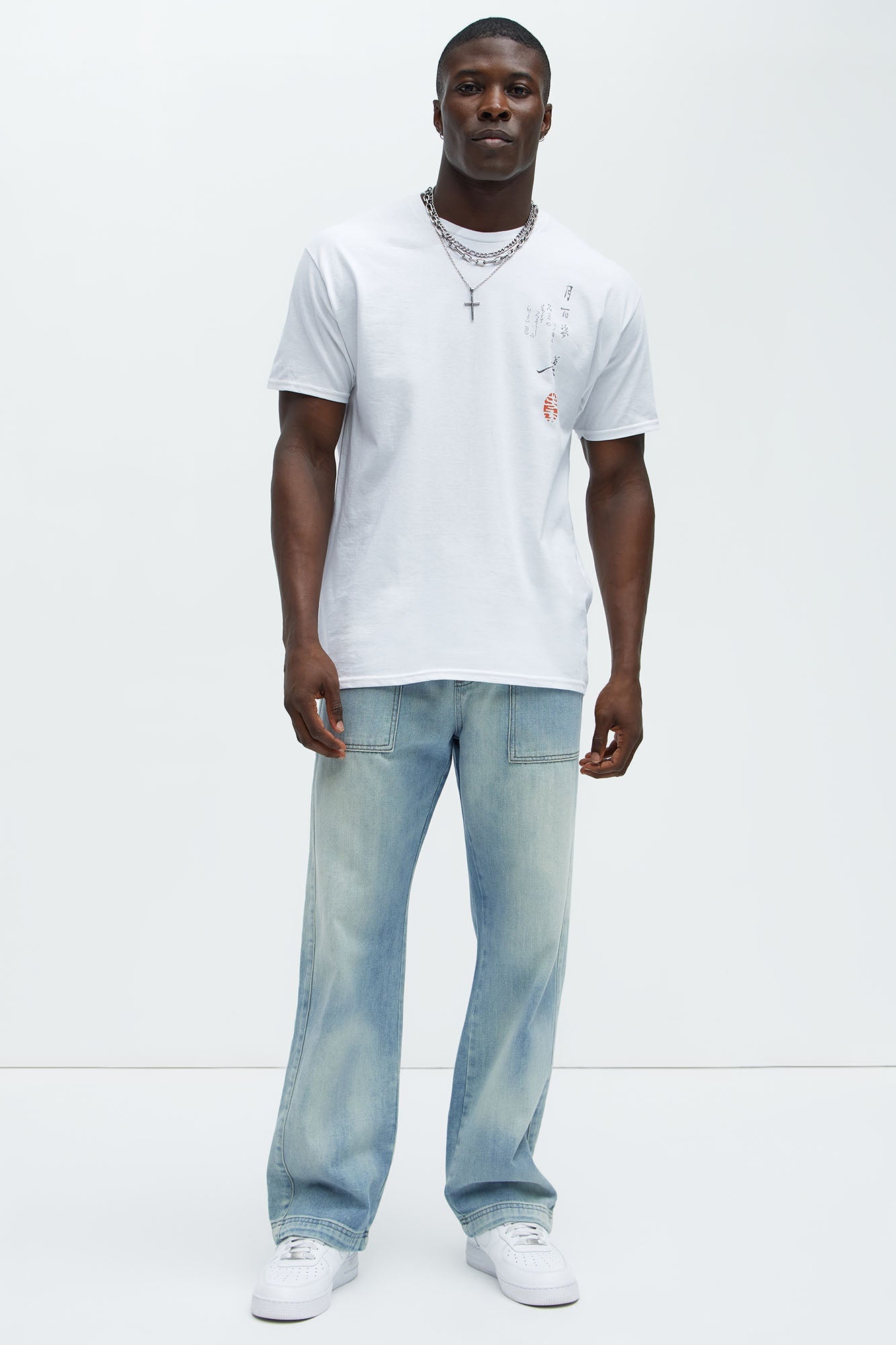 Tahir Relaxed Straight Jeans - Light Wash Fashion Nova