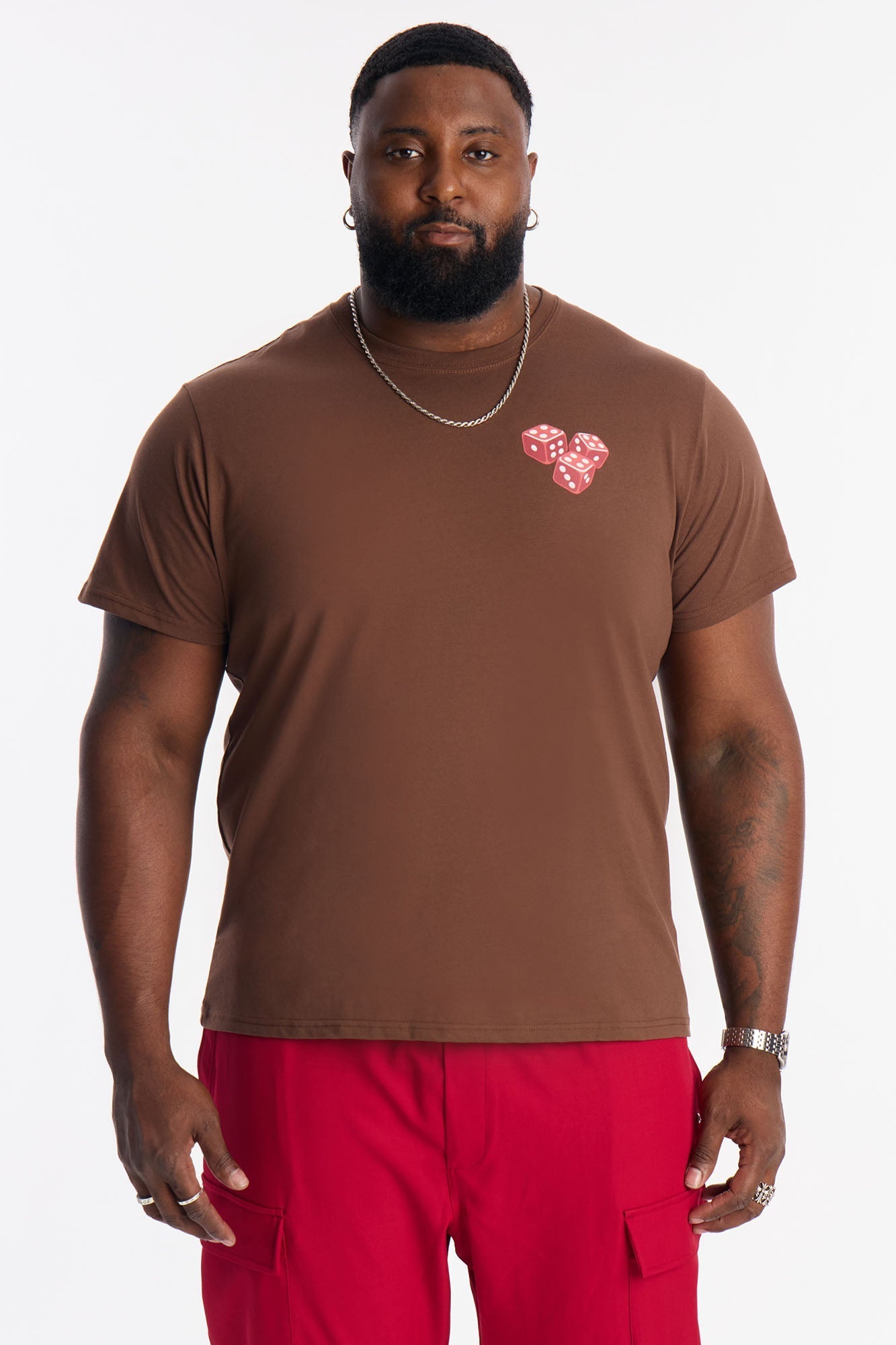 Fearless Risk Takers Short Sleeve Tee - Brown Fashion Nova