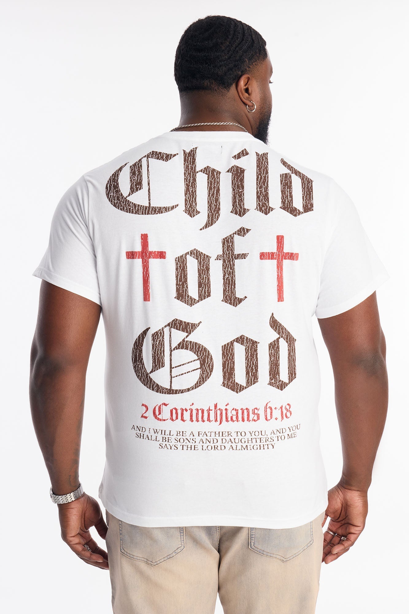 Child Of God Short Sleeve Tee - White Fashion Nova