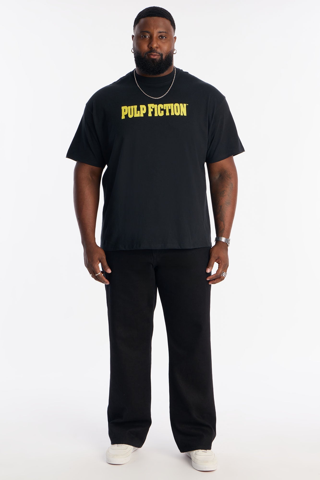 Pulp Fiction $5 Smoothie Short Sleeve Tee - Black Fashion Nova