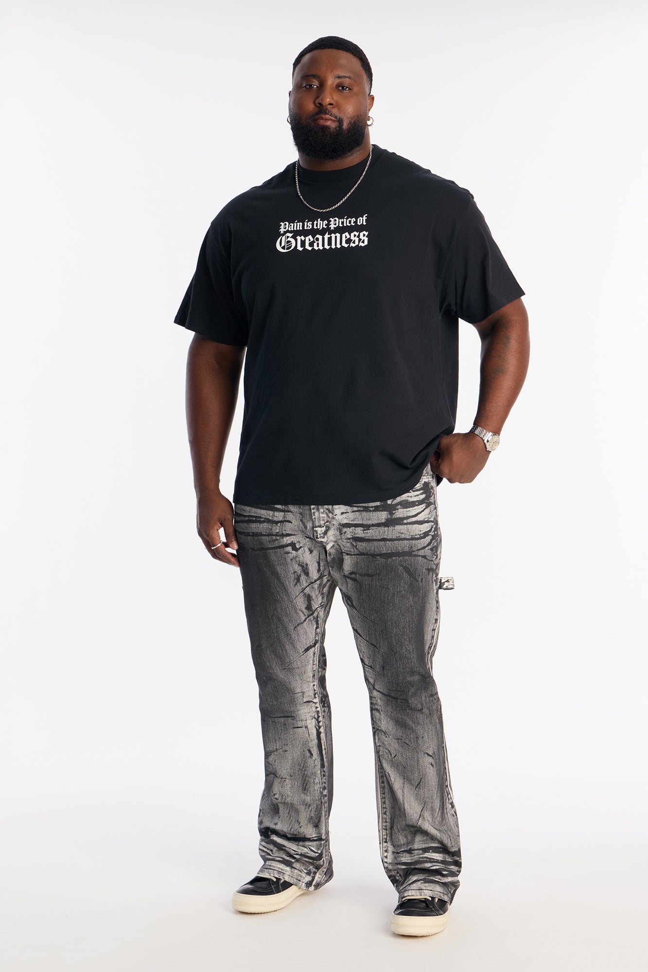 Glory And Greatness Short Sleeve Tee - Black Fashion Nova