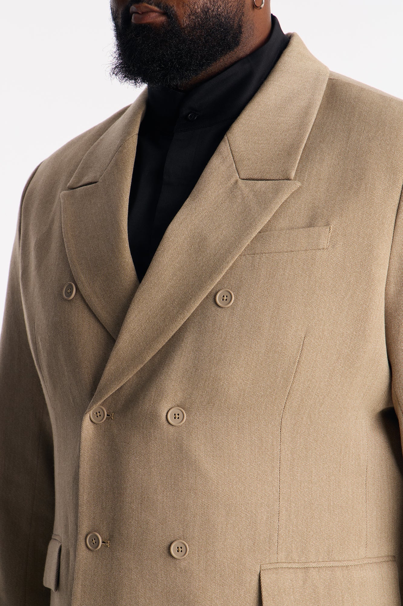 Relaxed Double Breasted Galaxy Blazer - Taupe Fashion Nova