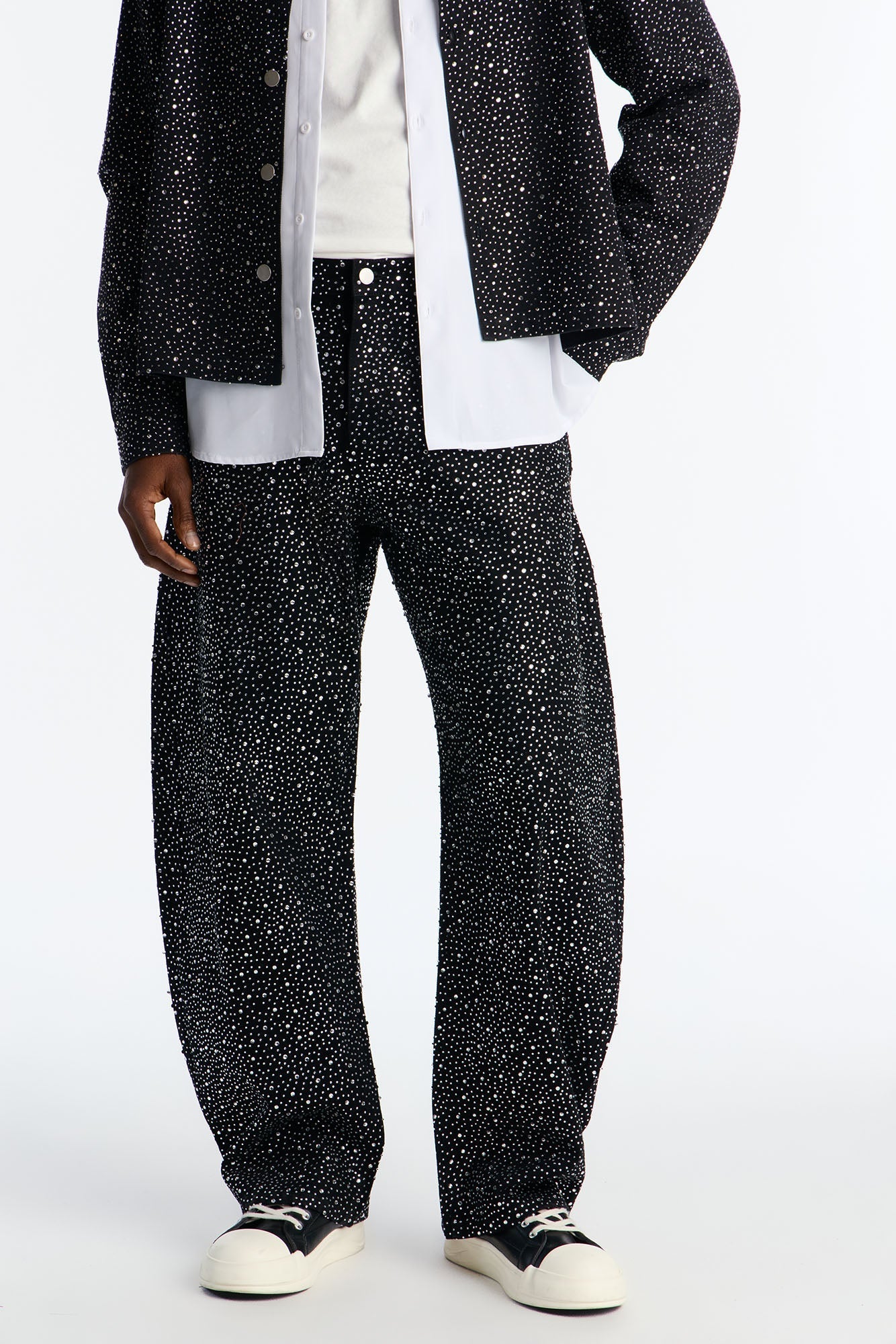 Barrel Iced Obsidian Jean - Black Fashion Nova