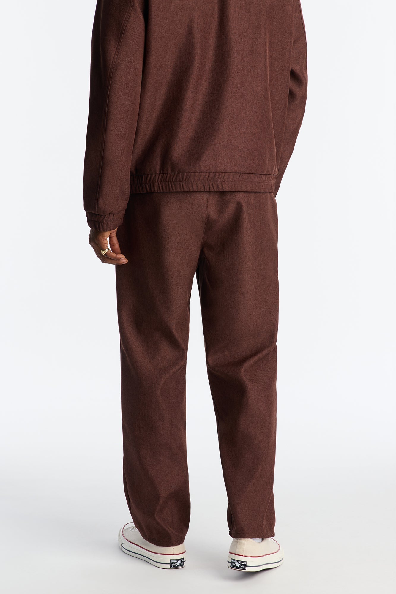 Straight Zip Tone Trouser - Brown Fashion Nova