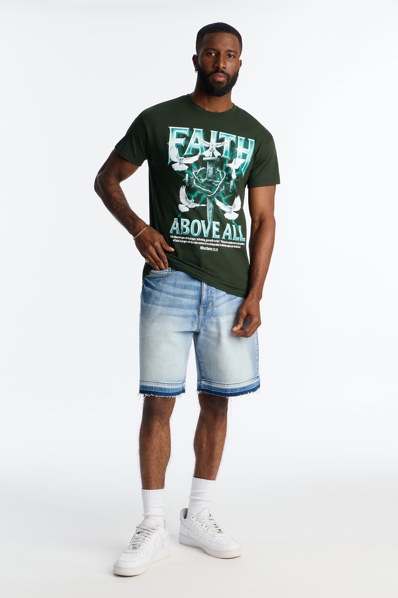 Run Around Relaxed Denim Shorts - Light Wash Fashion Nova