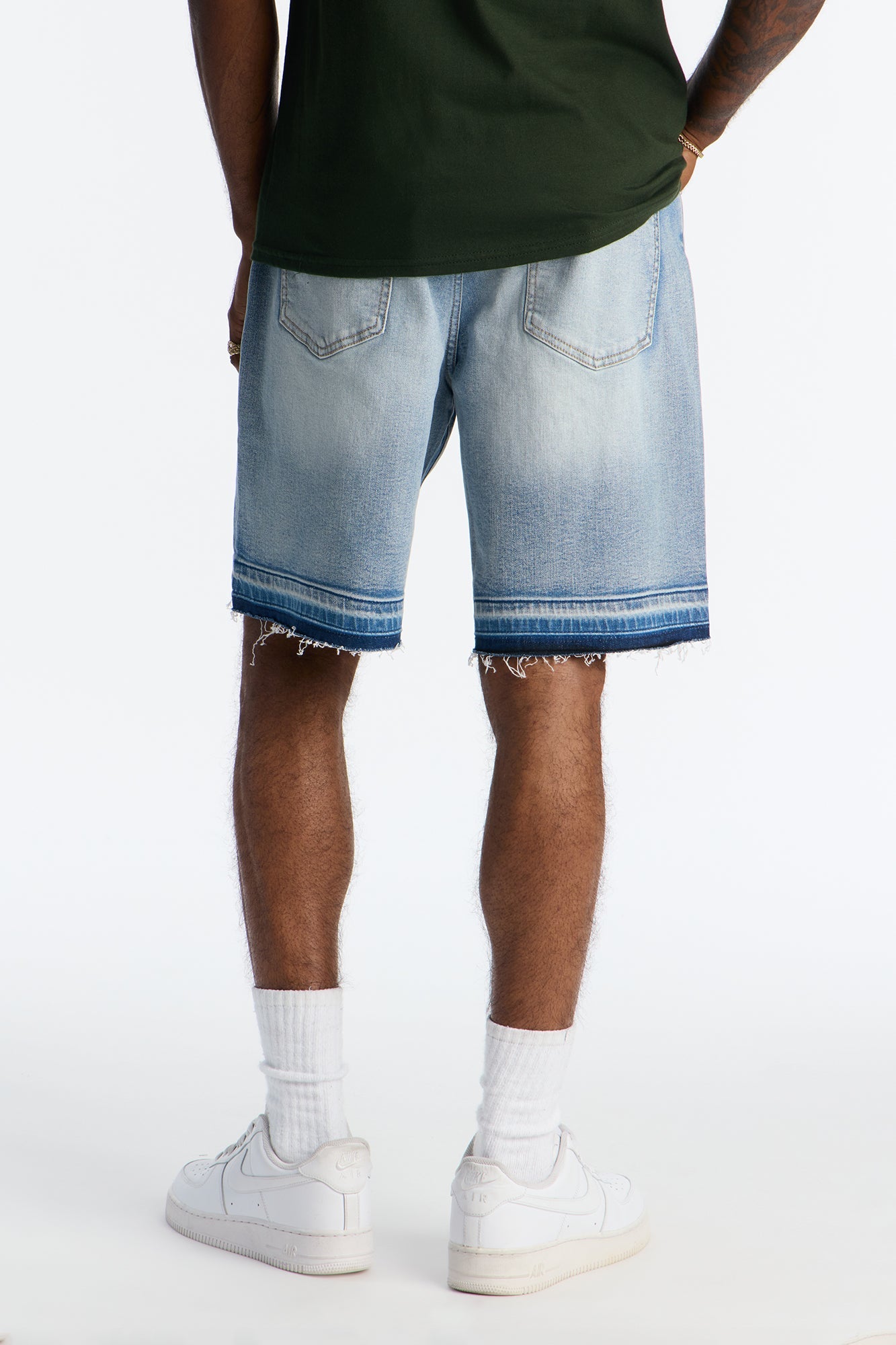 Run Around Relaxed Denim Shorts - Light Wash Fashion Nova
