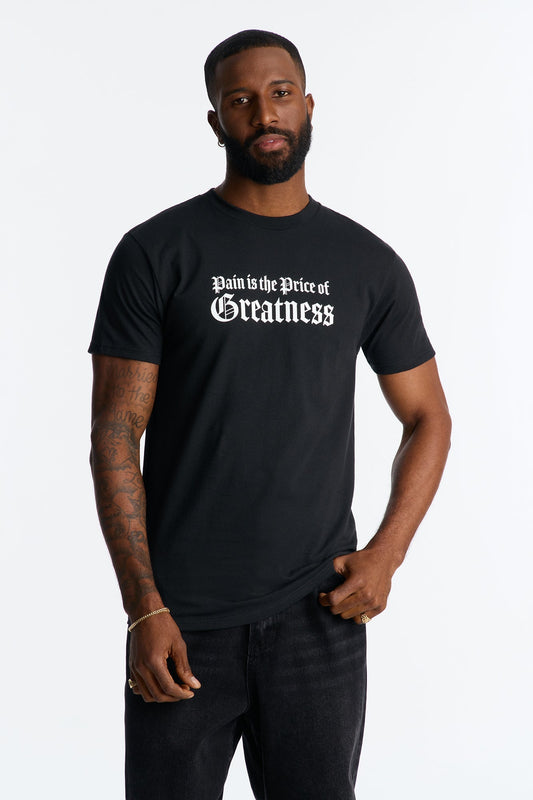Glory And Greatness Short Sleeve Tee - Black Fashion Nova