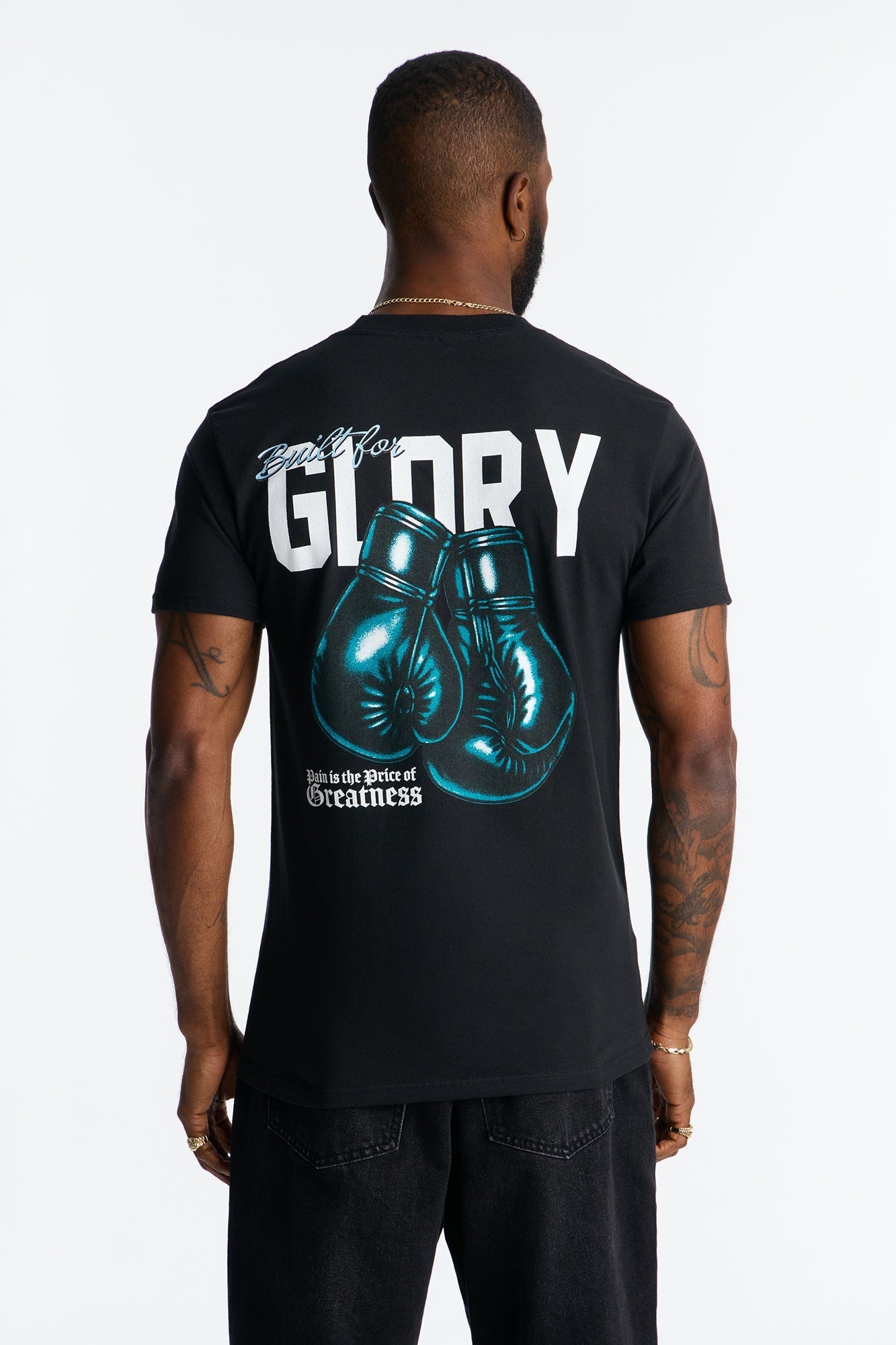 Glory And Greatness Short Sleeve Tee - Black Fashion Nova