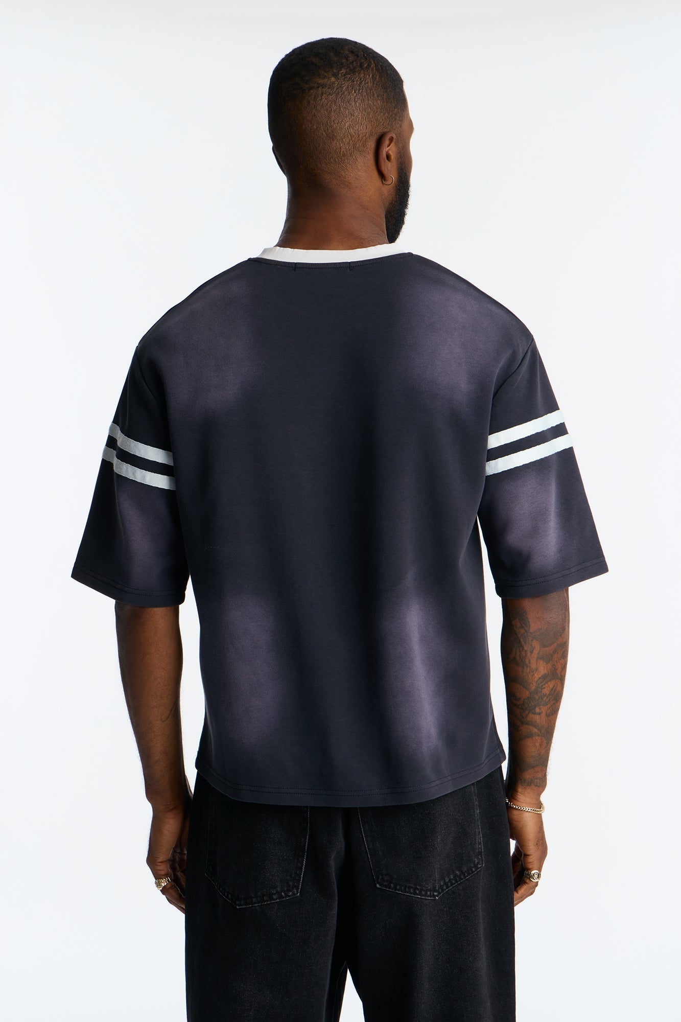 Retro Varsity HDK Tee - Black Wash Fashion Nova