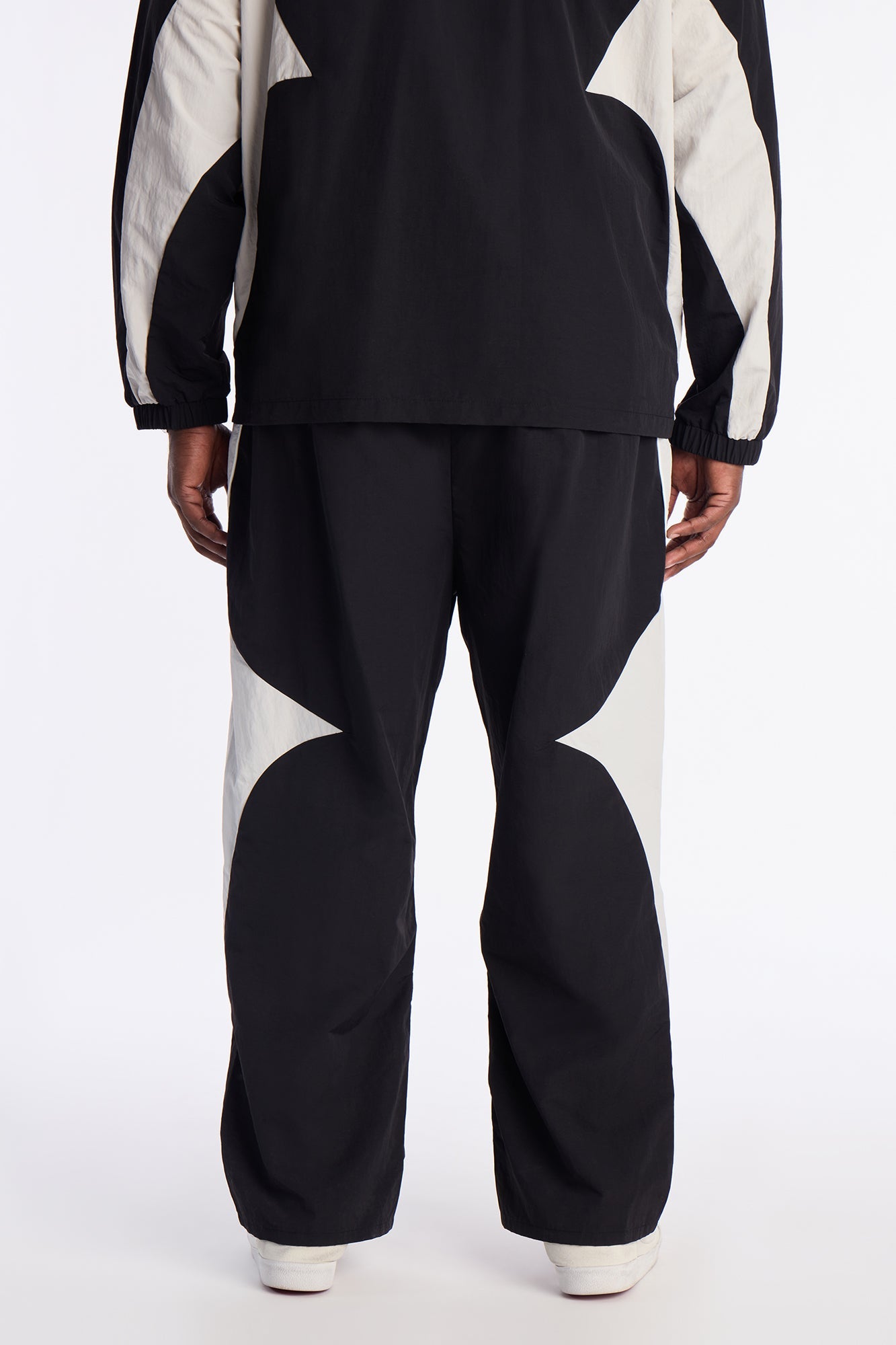 Straight Aura Coded Track Pant - Black Fashion Nova