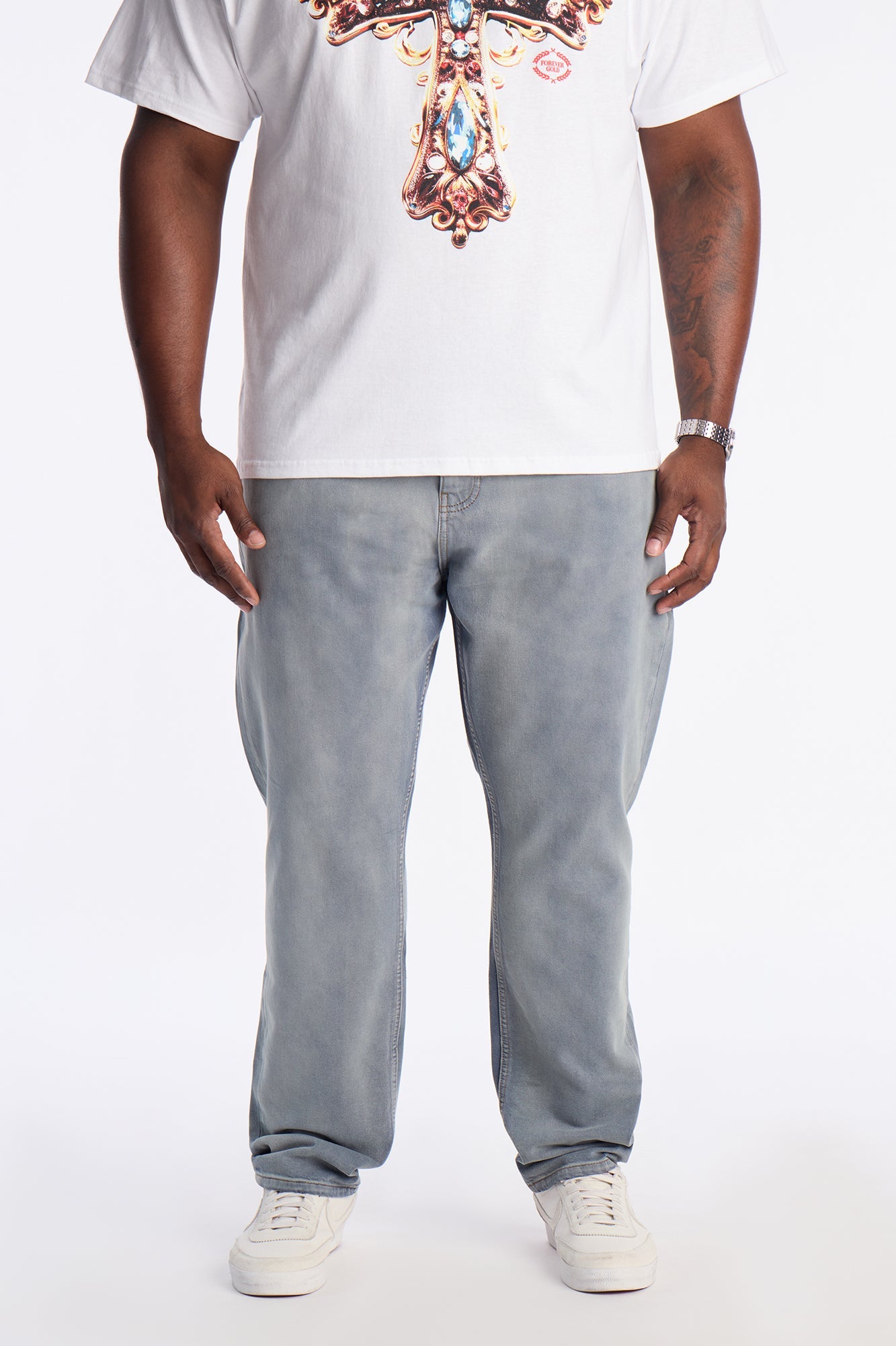 Slim With Me Jean - Medium Blue Wash Fashion Nova