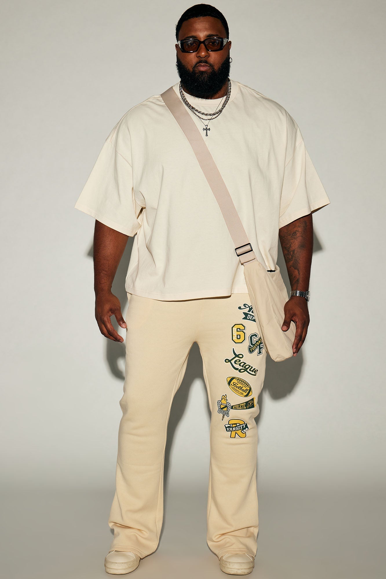 Boxy Heavyweight Tee 240GSM - Cream Fashion Nova